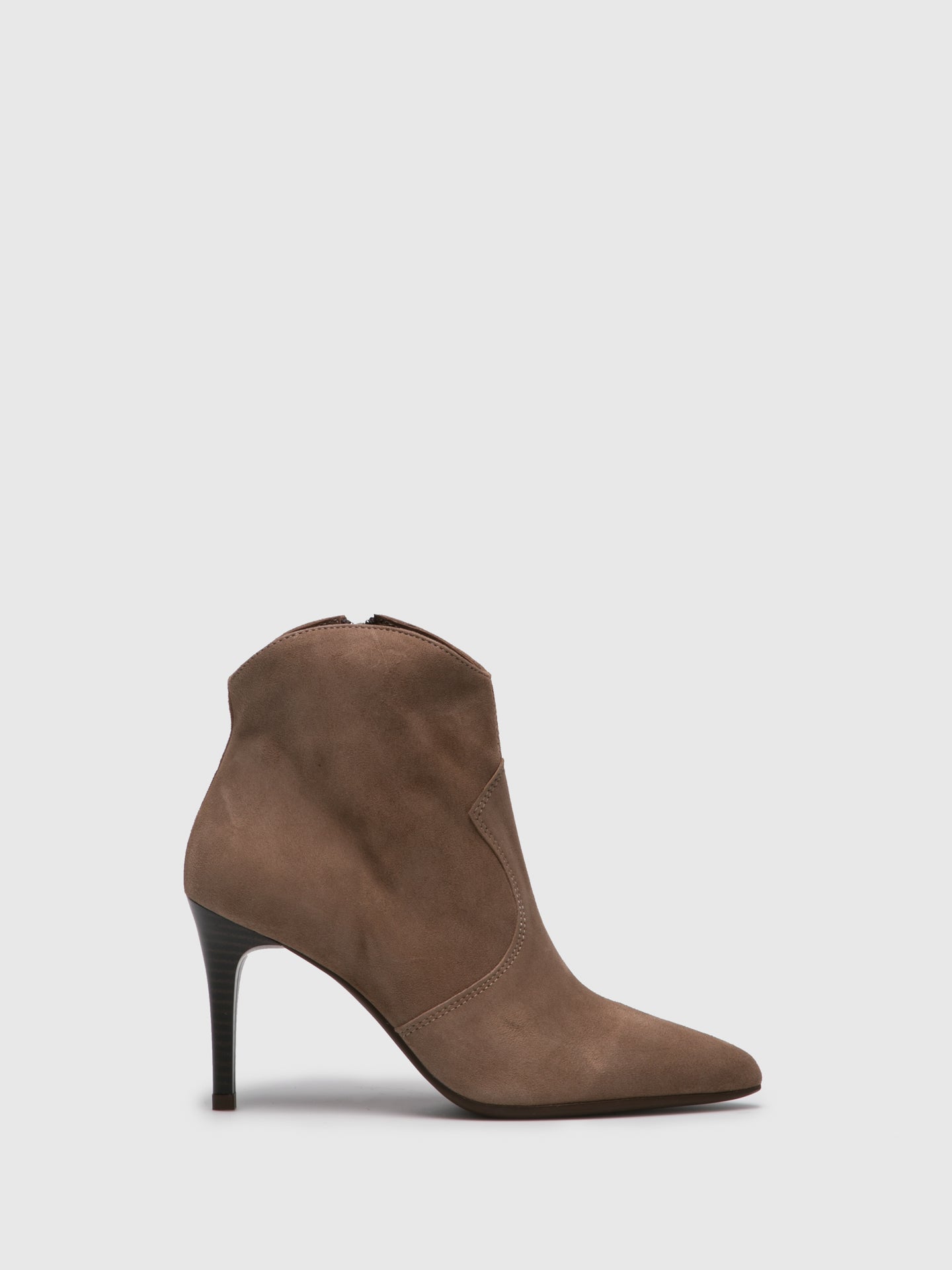 Foreva Tan Pointed Toe Ankle Boots