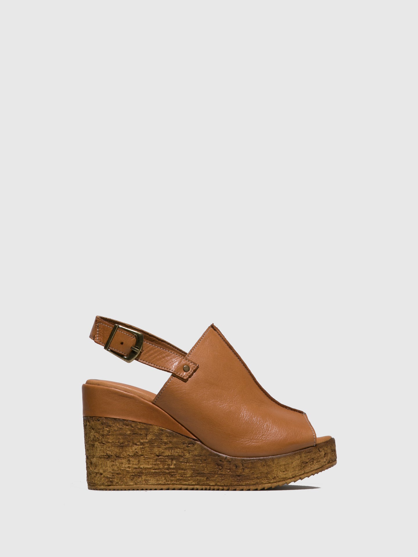 Foreva Camel Wedge Sandals