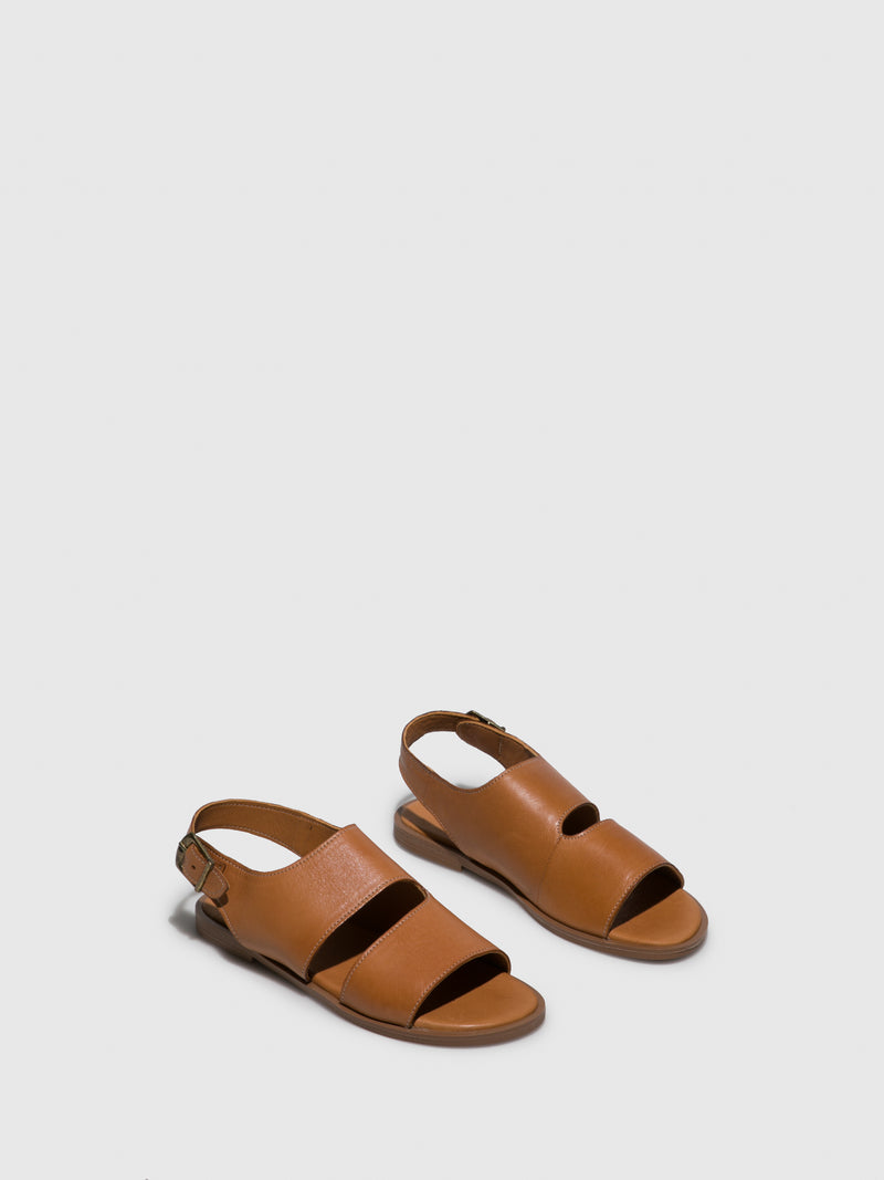 Foreva Brown Buckle Sandals