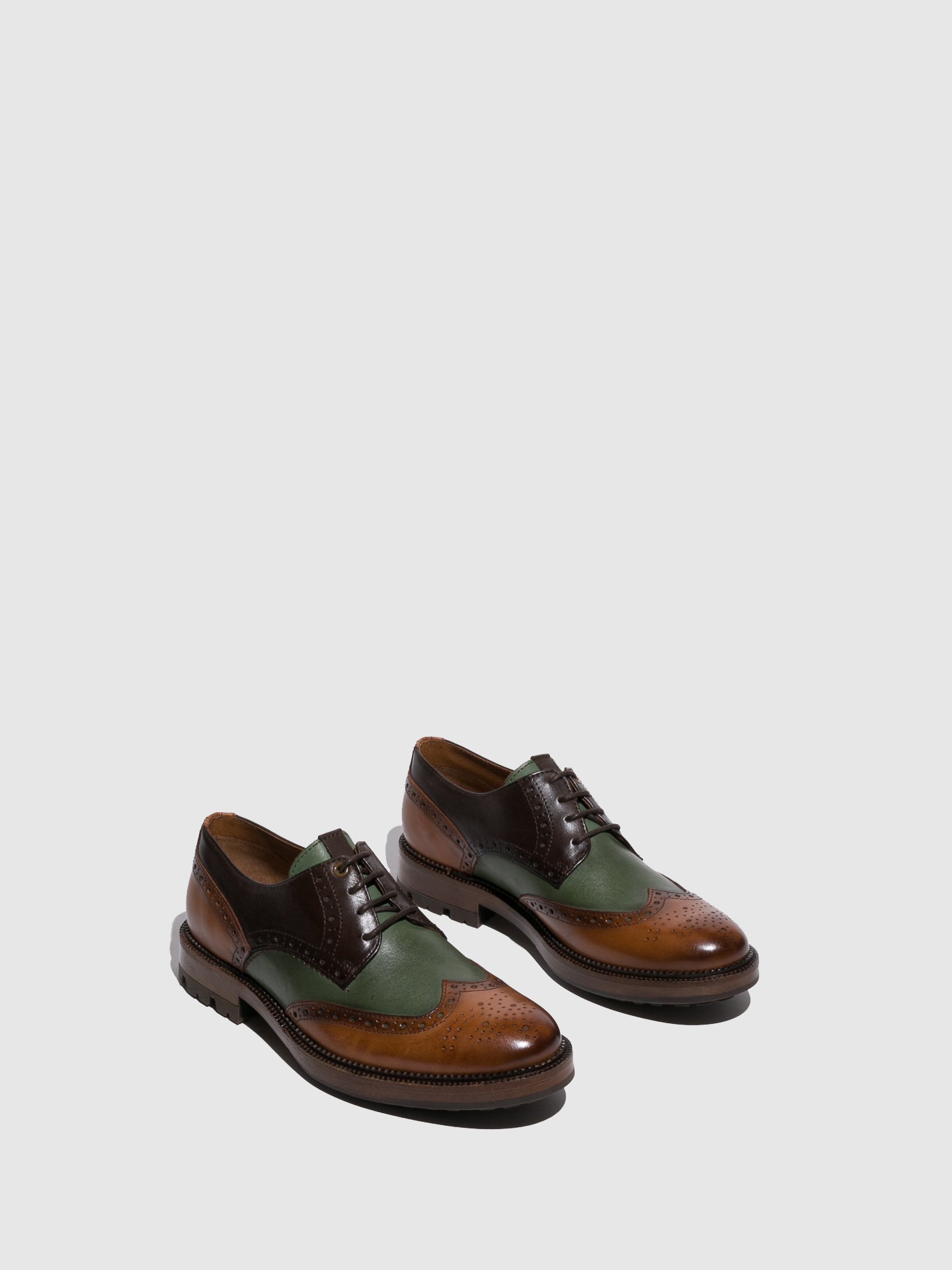 Foreva Brown Lace-up Shoes