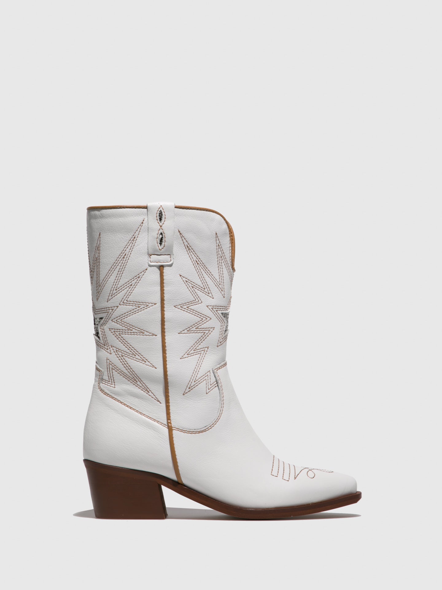 Foreva White Cowboy Boots