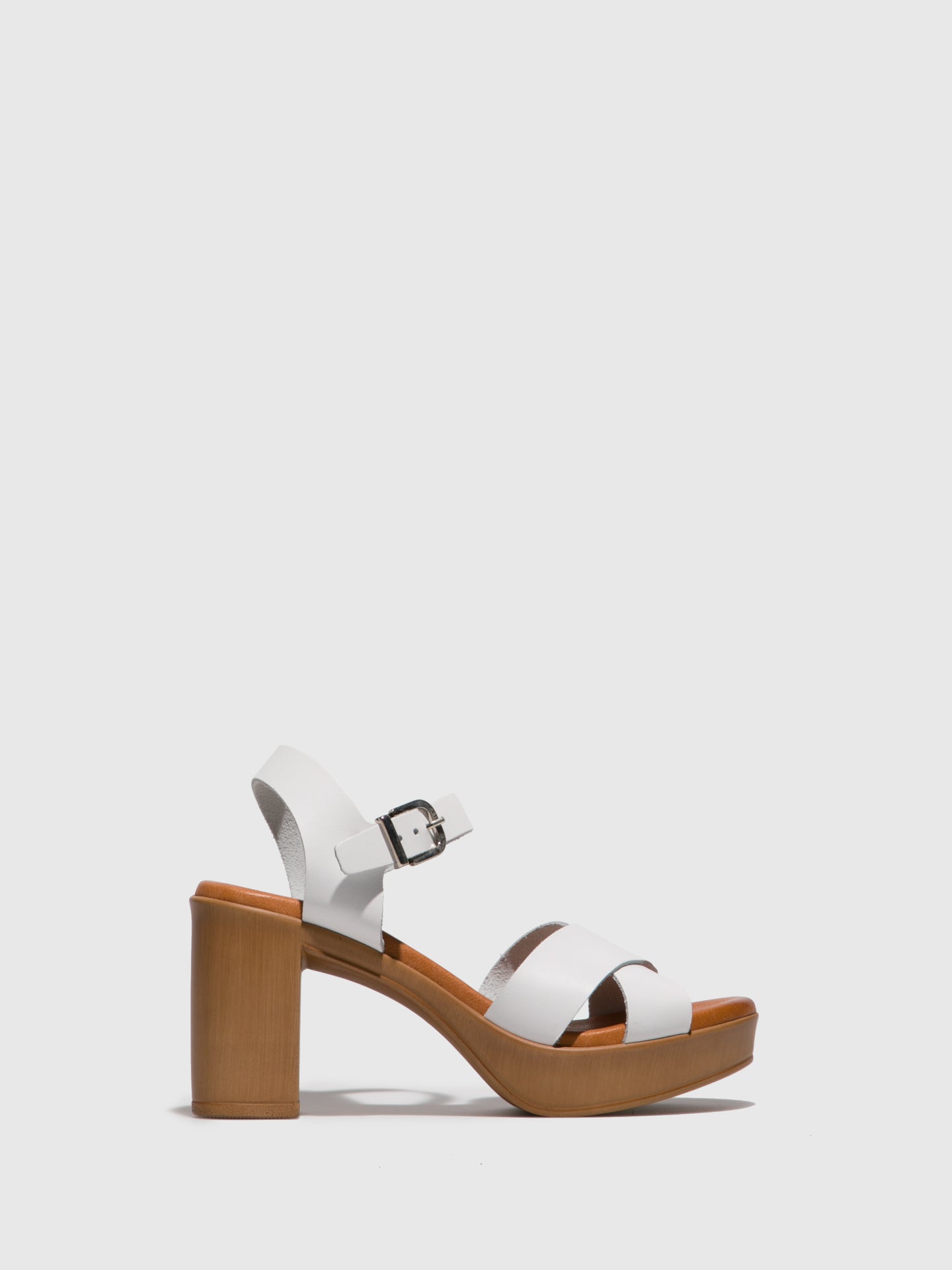 Foreva White Heel Sandals