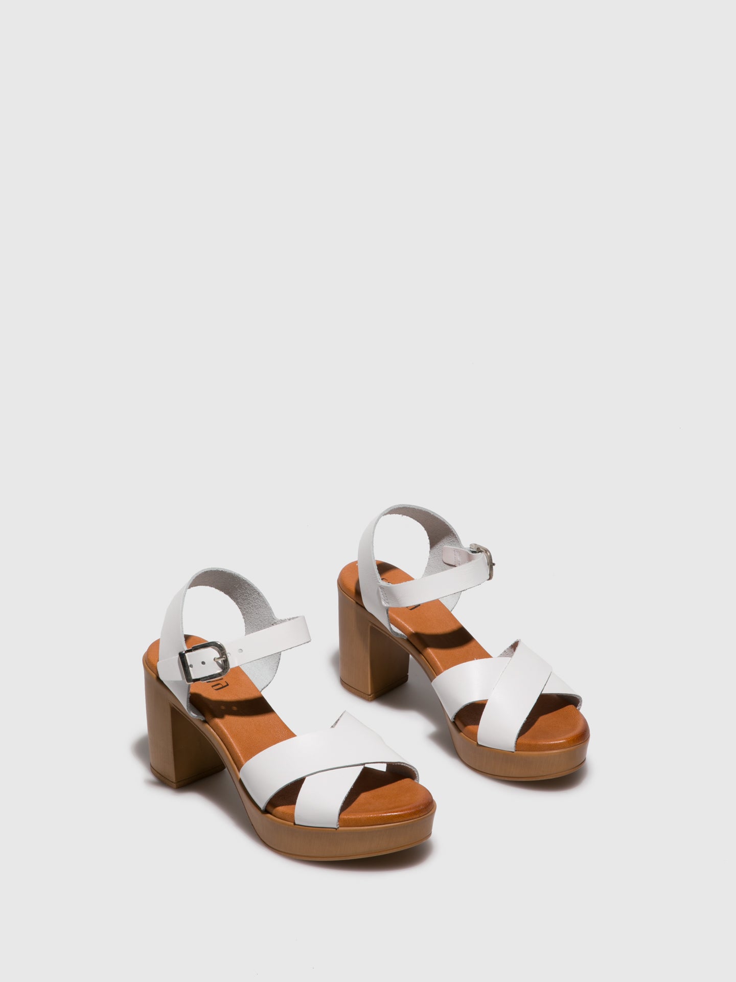 Foreva White Heel Sandals