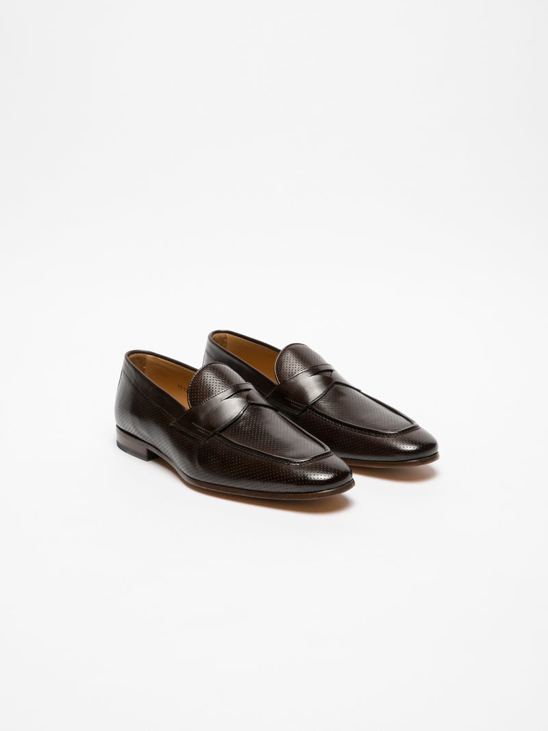 Gino Bianchi Brown Loafers Shoes