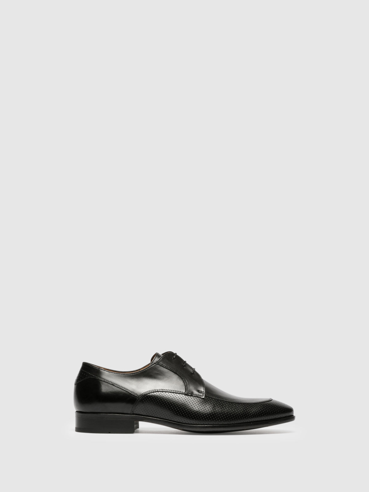 Gino Bianchi Black Derby Shoes