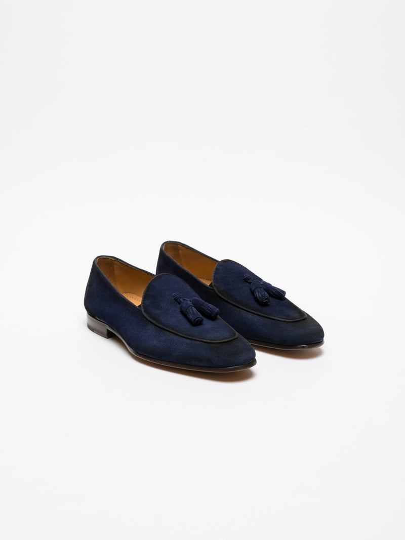 Gino Bianchi Blue Loafers Shoes