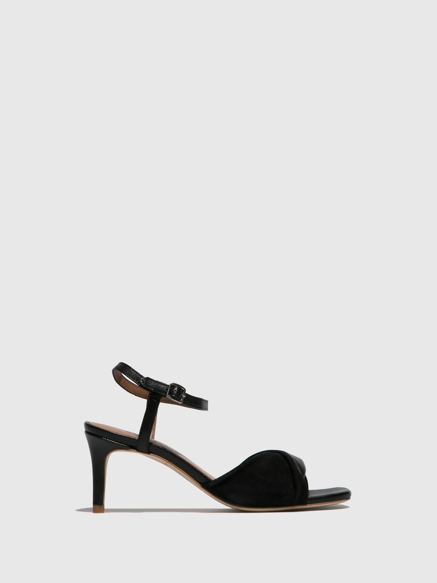 JJ Heitor Black Heel Sandals