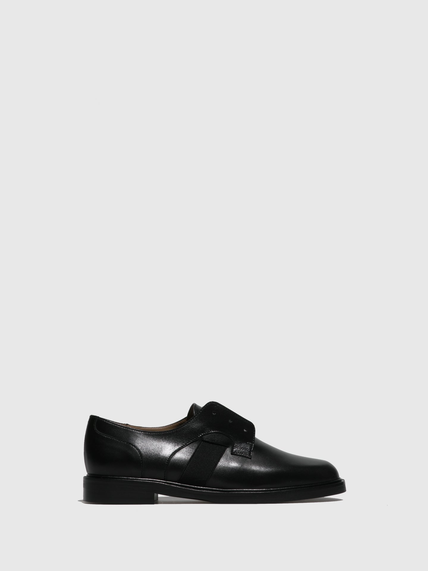 JJ Heitor Black Slip-on Shoes
