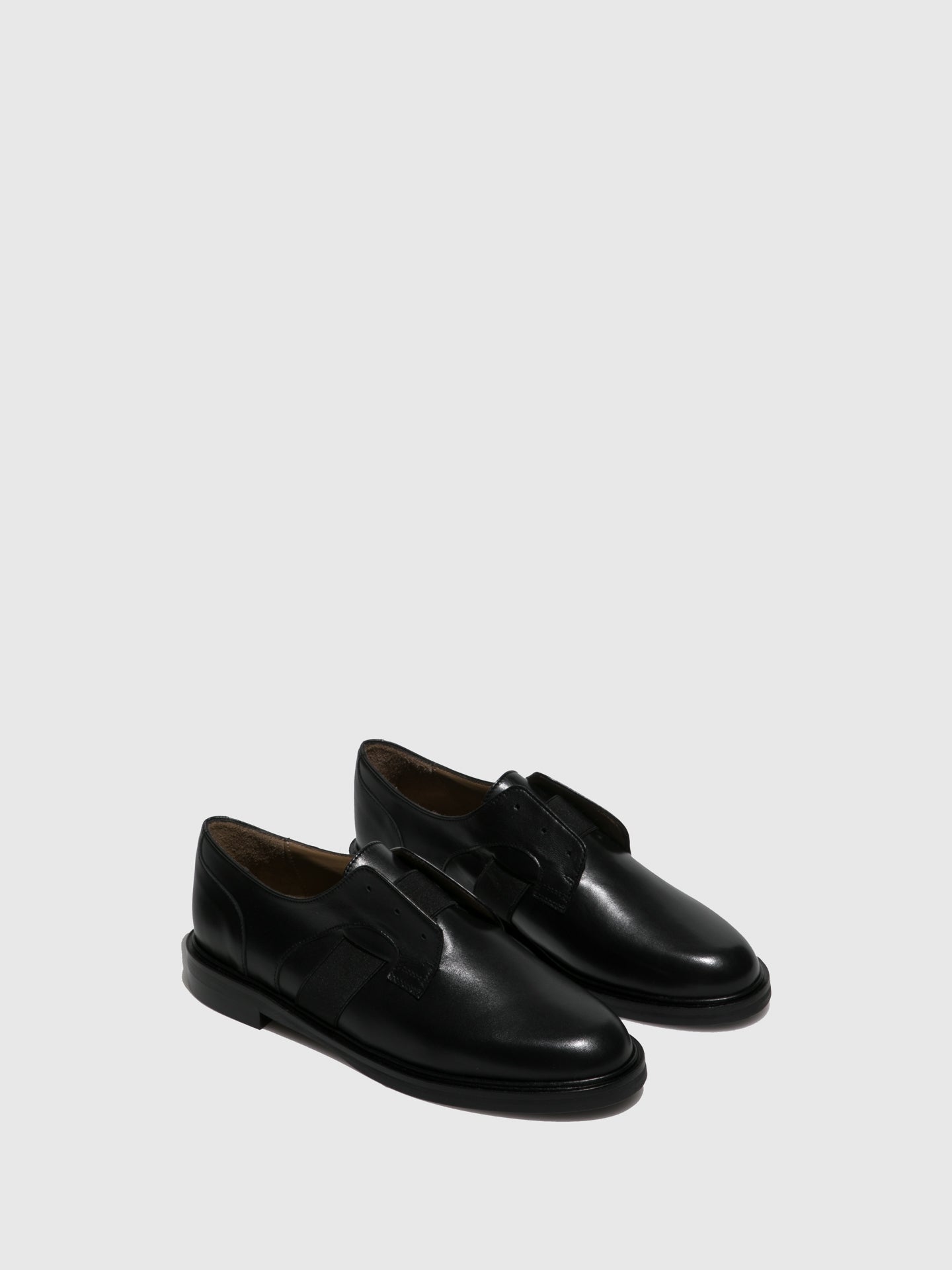 JJ Heitor Black Slip-on Shoes