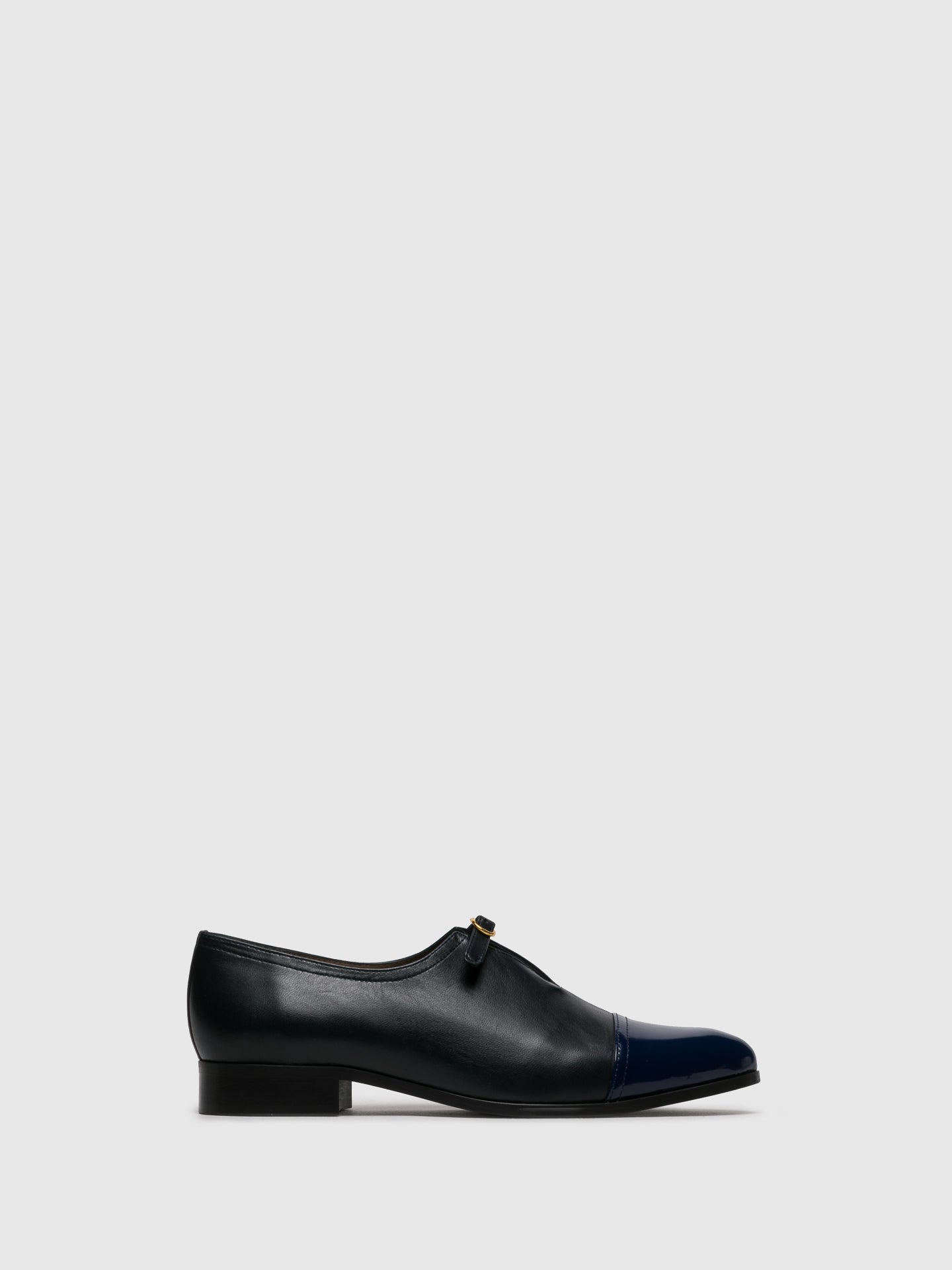 JJ Heitor Navy Suede Pointed Toe Shoes