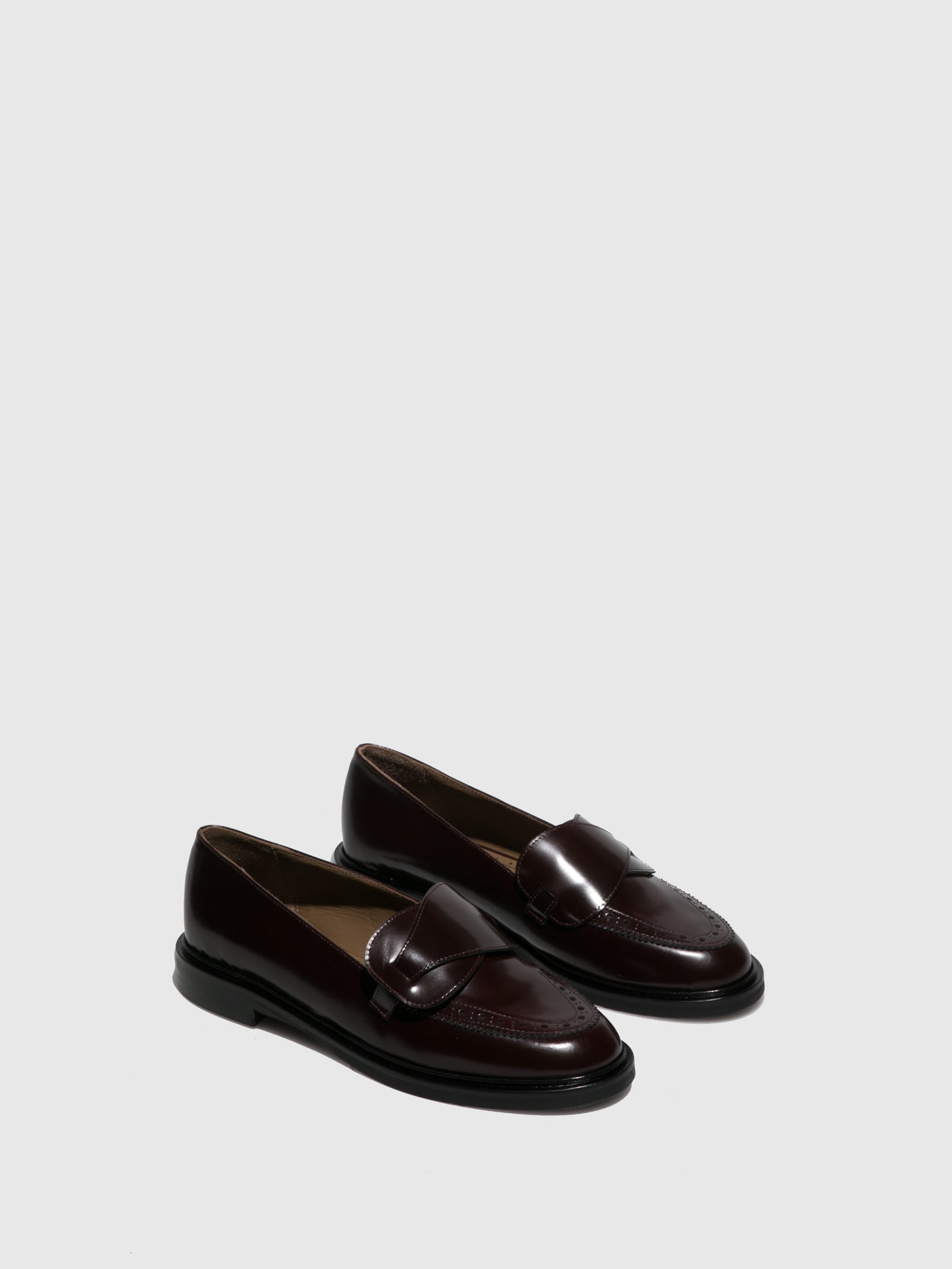 JJ Heitor DarkRed Loafers Shoes