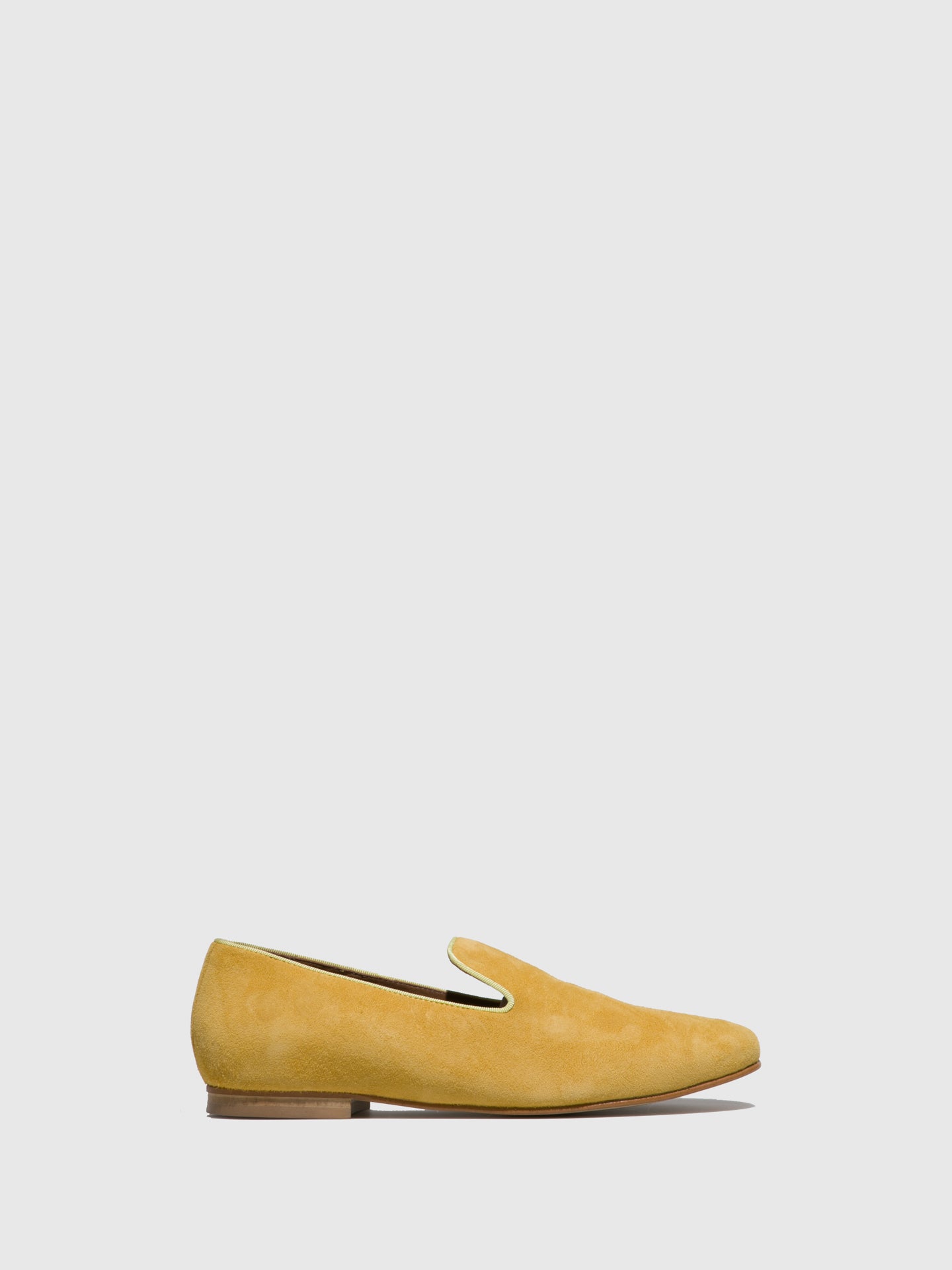 JJ Heitor Yellow Suede Loafers Shoes