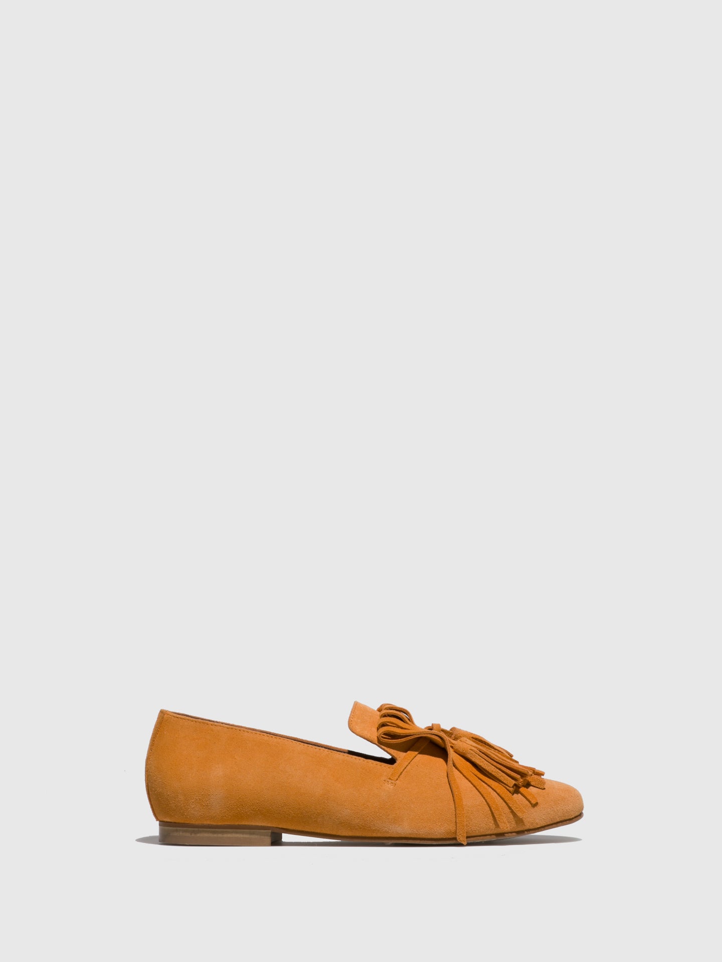JJ Heitor Orange Suede Loafers Shoes