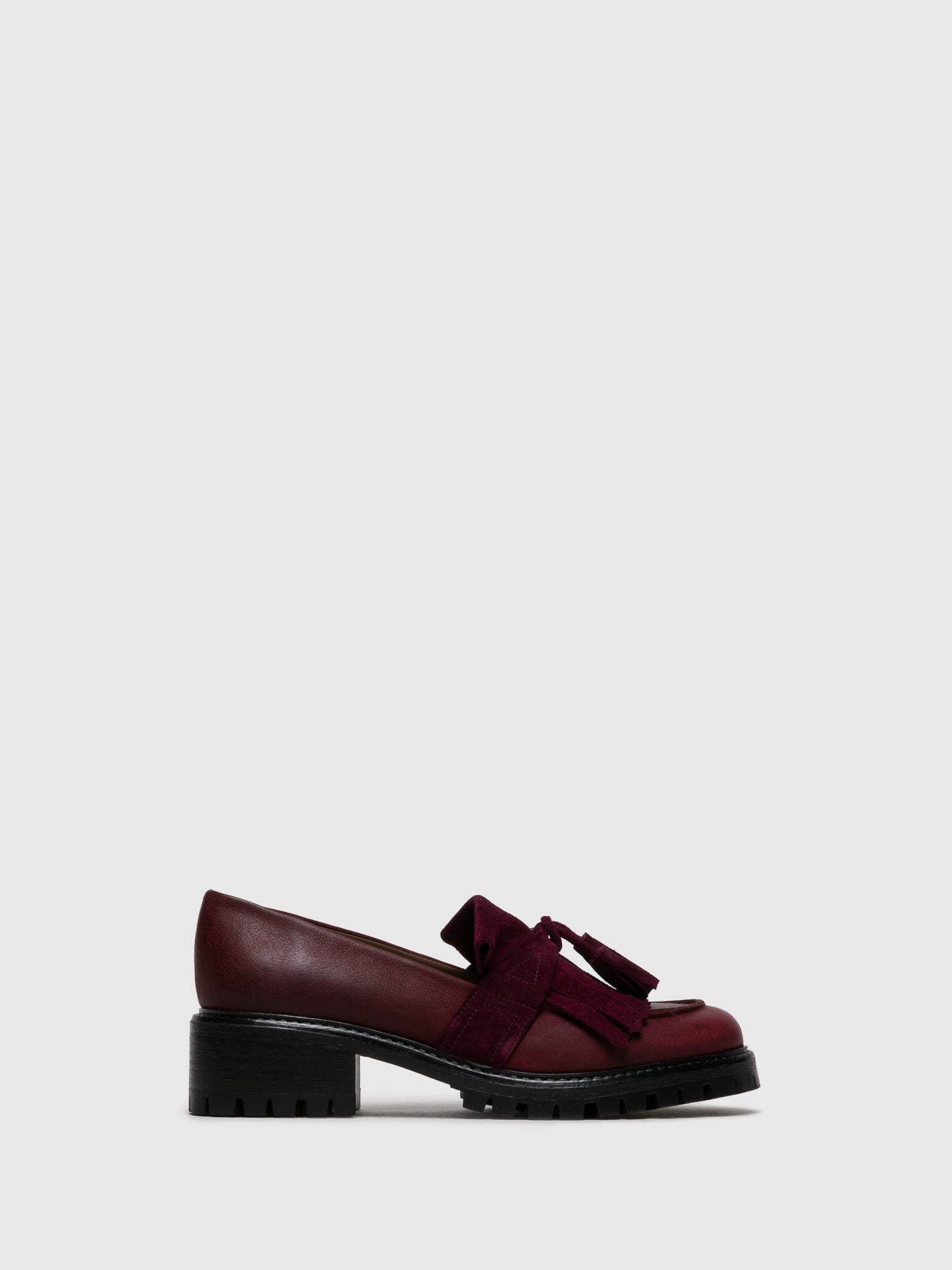 JJ Heitor DarkRed Loafers Shoes