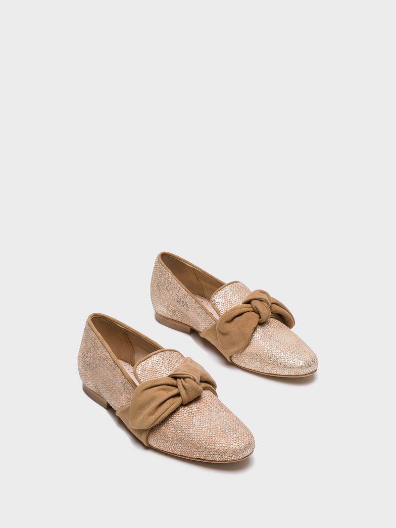 JJ Heitor Gold Loafers Shoes