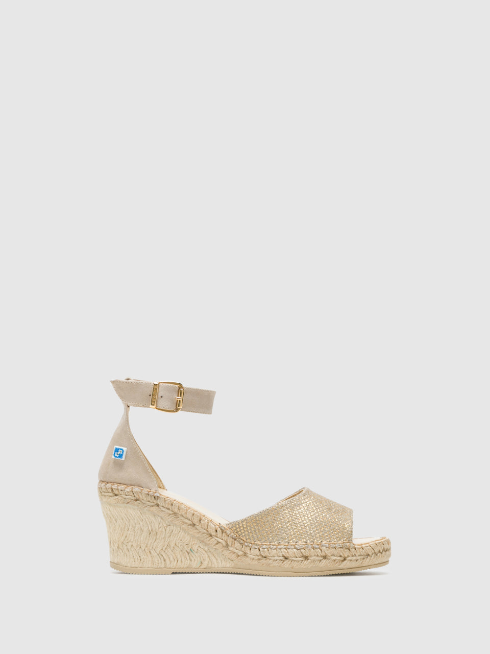 Lazuli Beige Ankle Strap Sandals