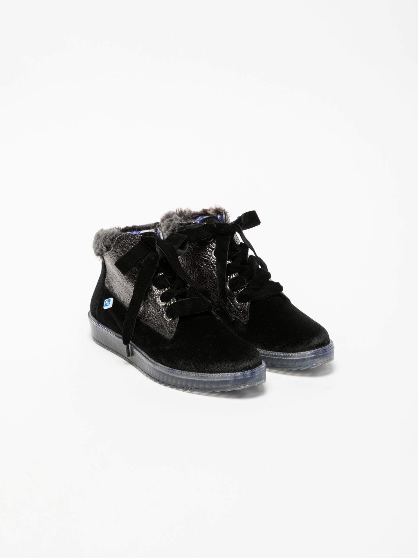 Lazuli Black Low-Top Trainers