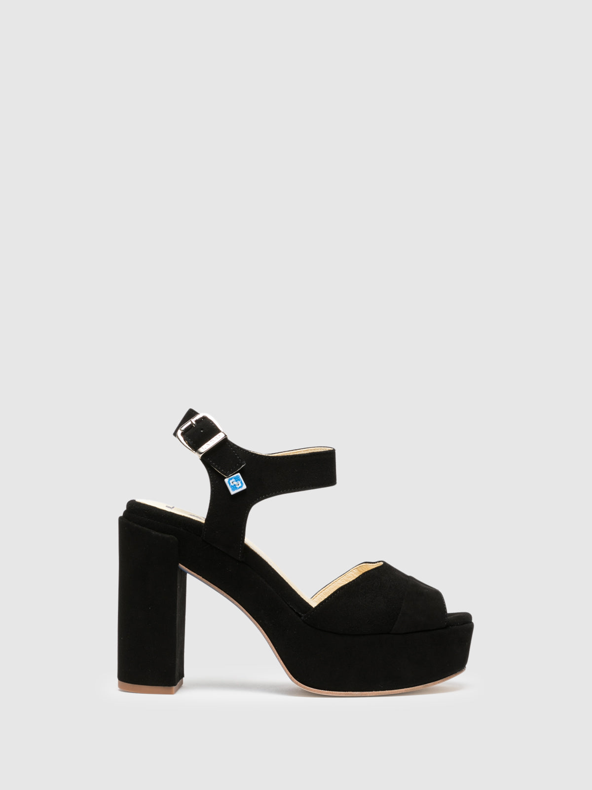 Lazuli Black Platform Sandals