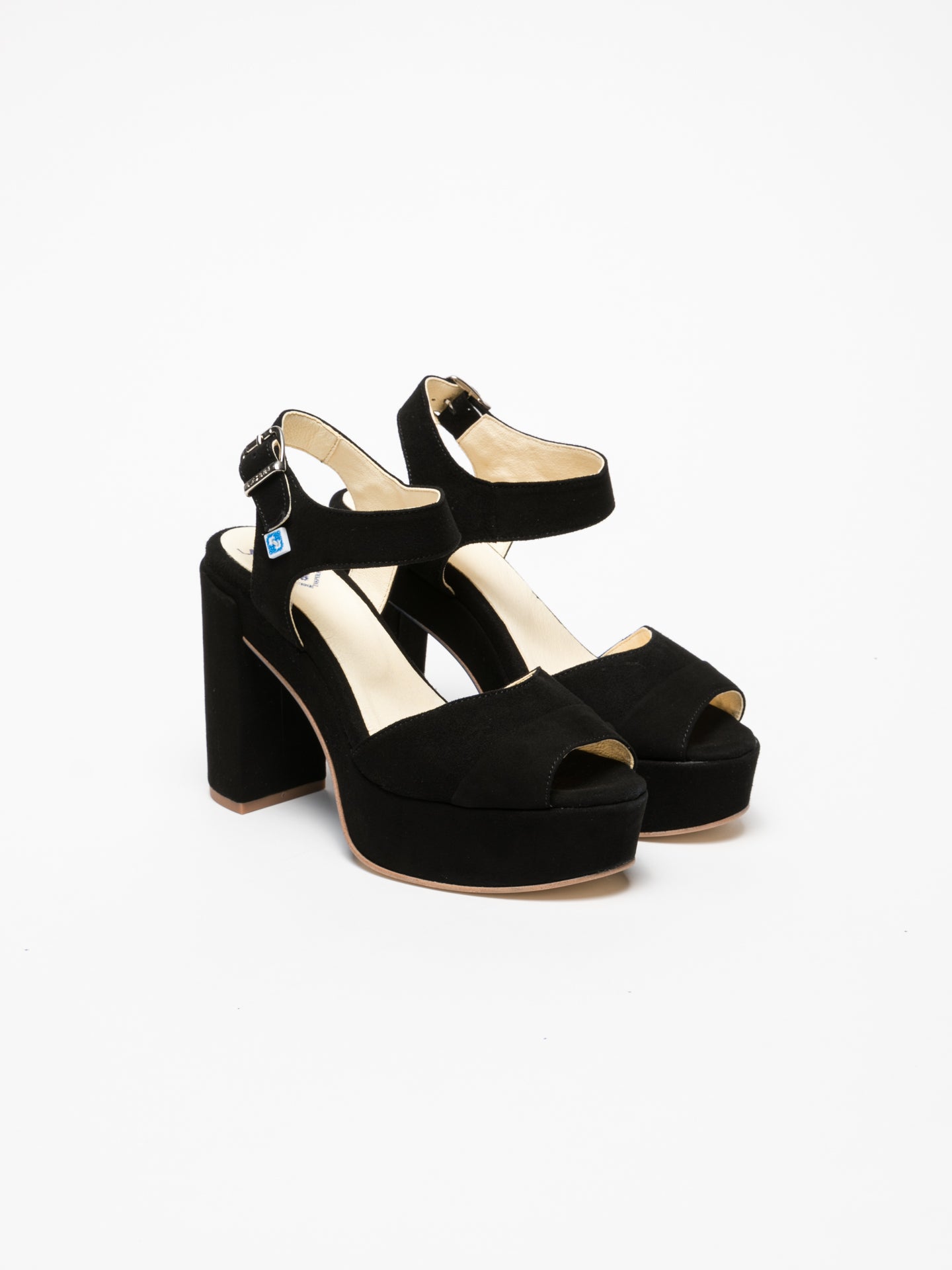 Lazuli Black Platform Sandals