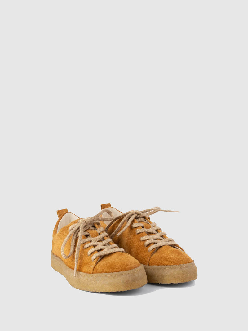 Lusquinos Camel Lace-up Shoes