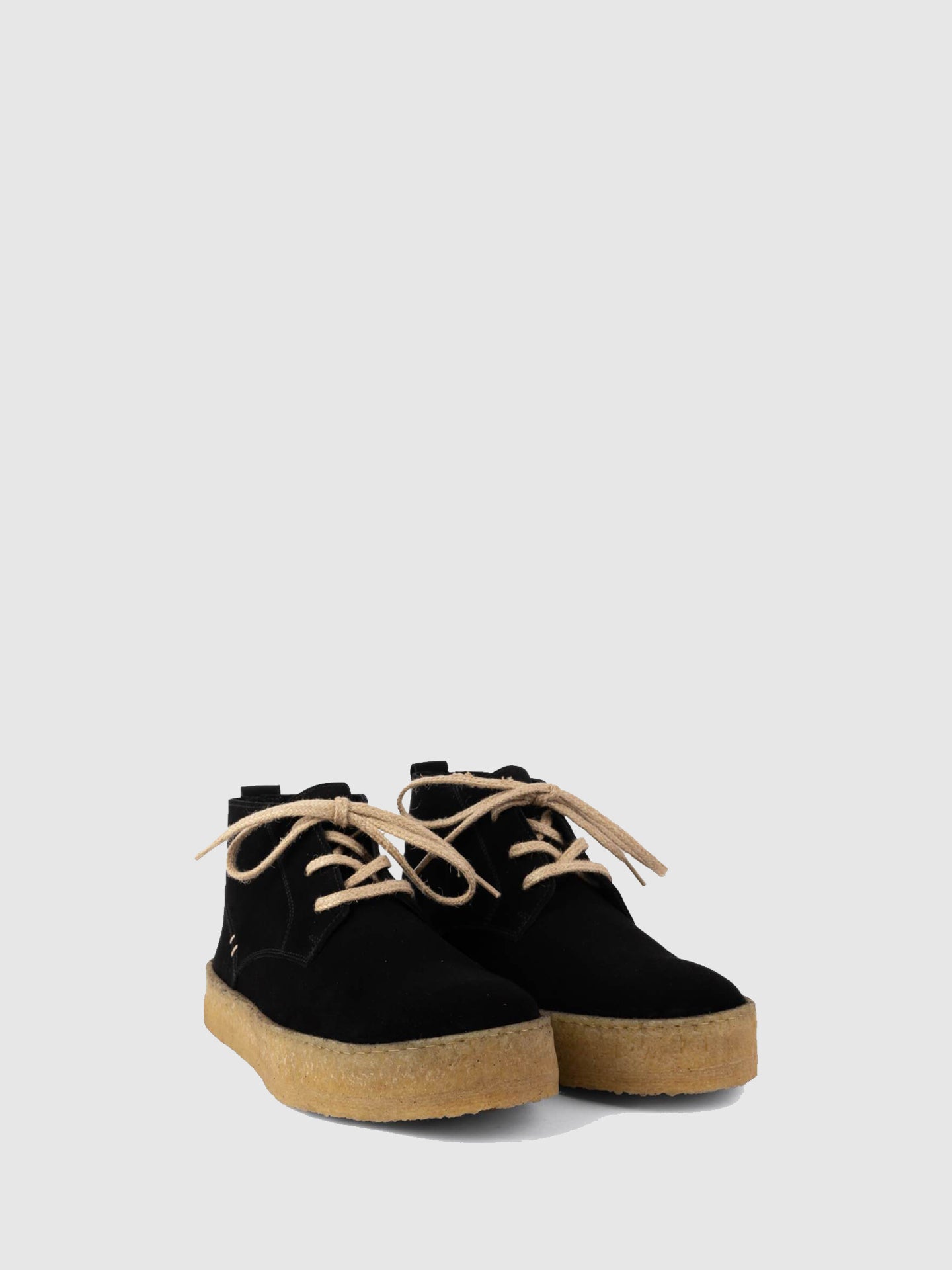 Lusquinos Black Lace-up Shoes