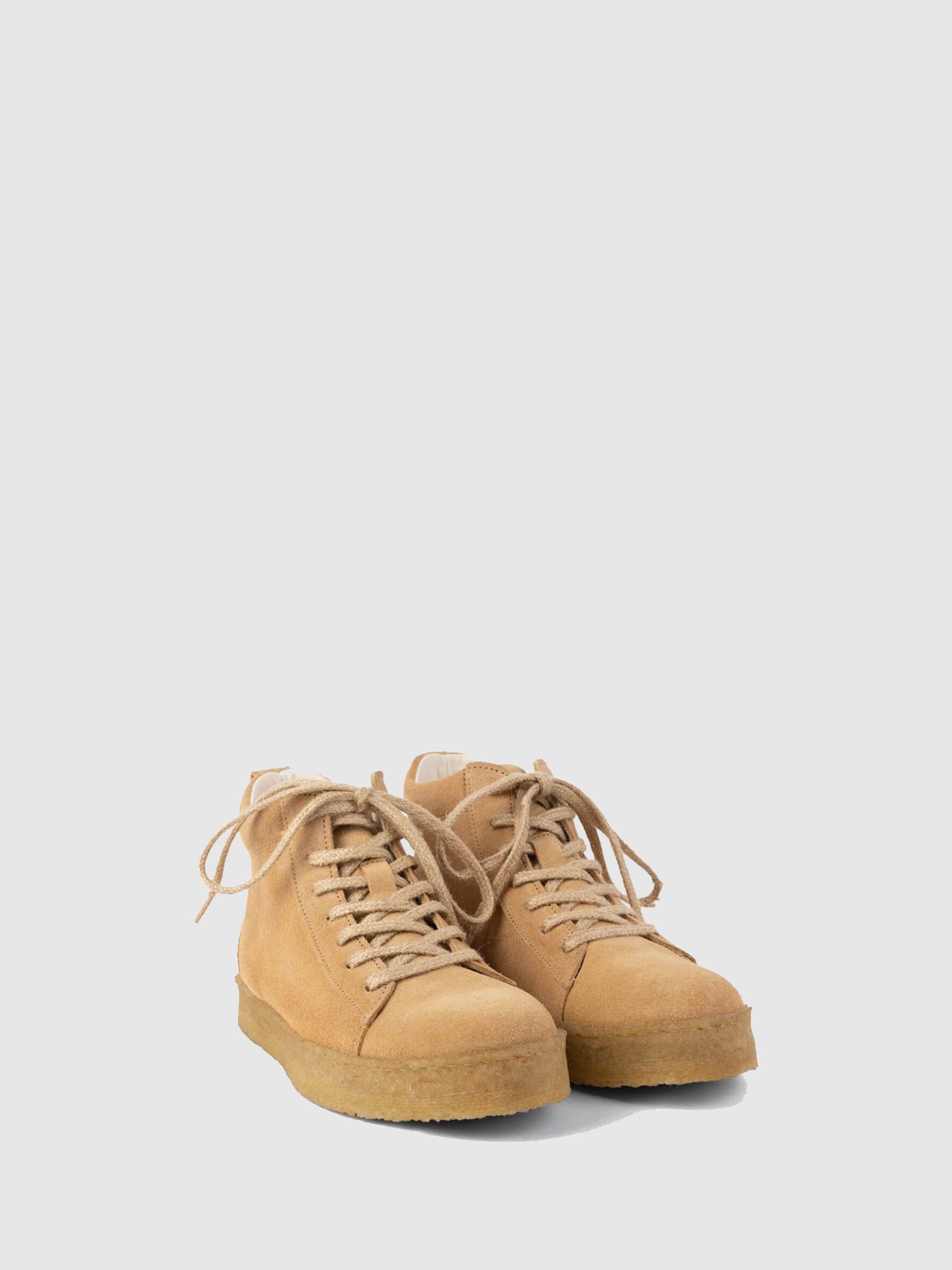 Lusquinos Beige Lace-up Shoes