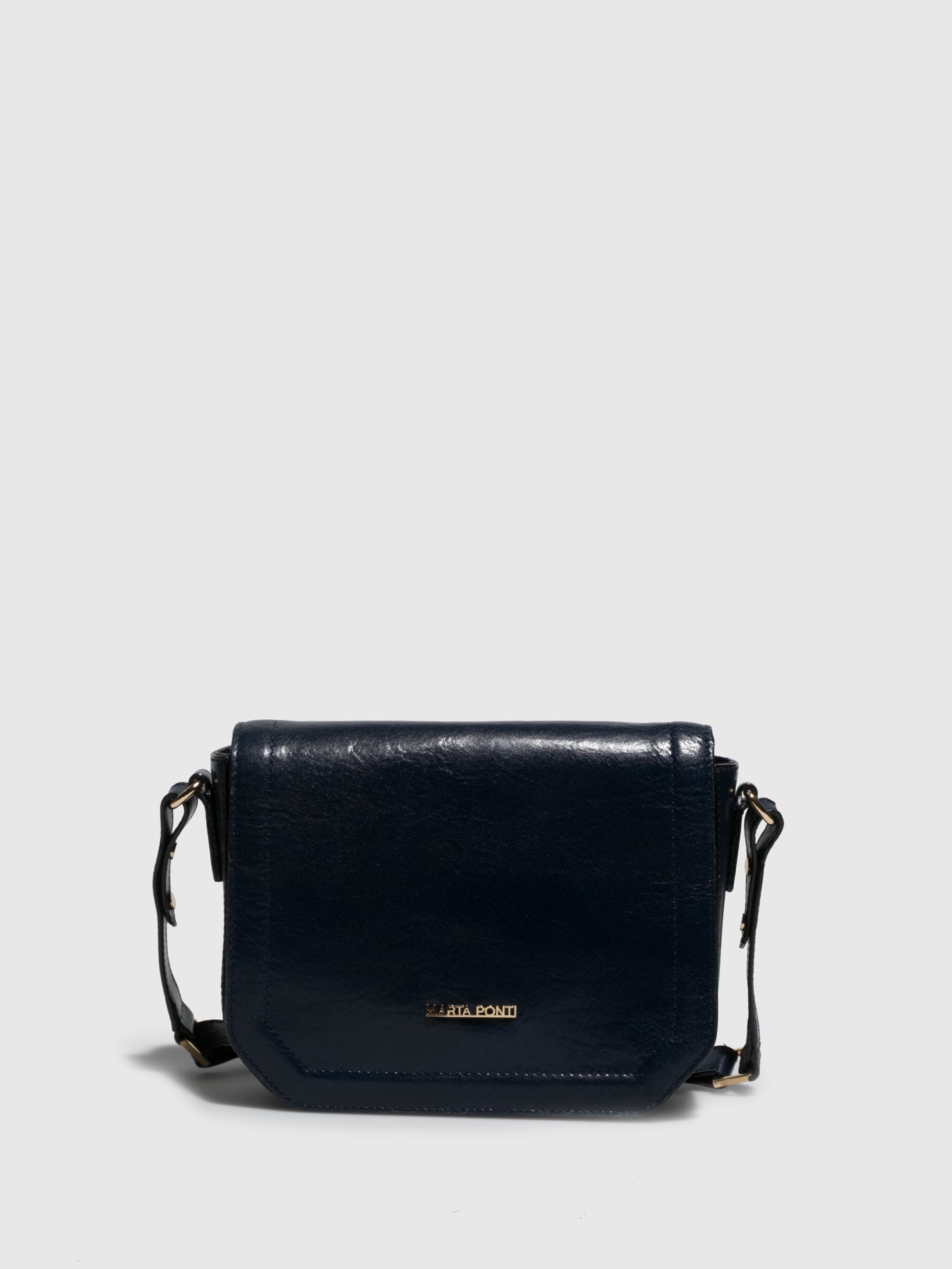 Marta Ponti Blue Crossbody Bag