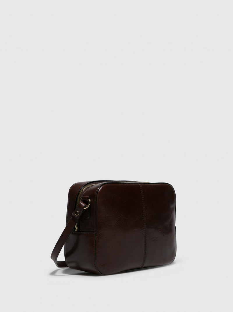 Marta Ponti Brown Crossbody Bag