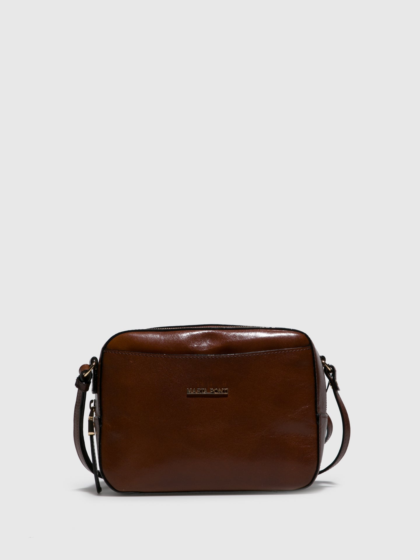 Marta Ponti Chocolate Crossbody Bag