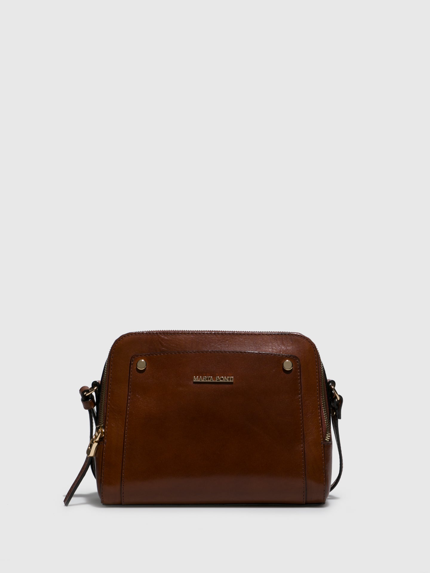 Marta Ponti Chocolate Crossbody Bag