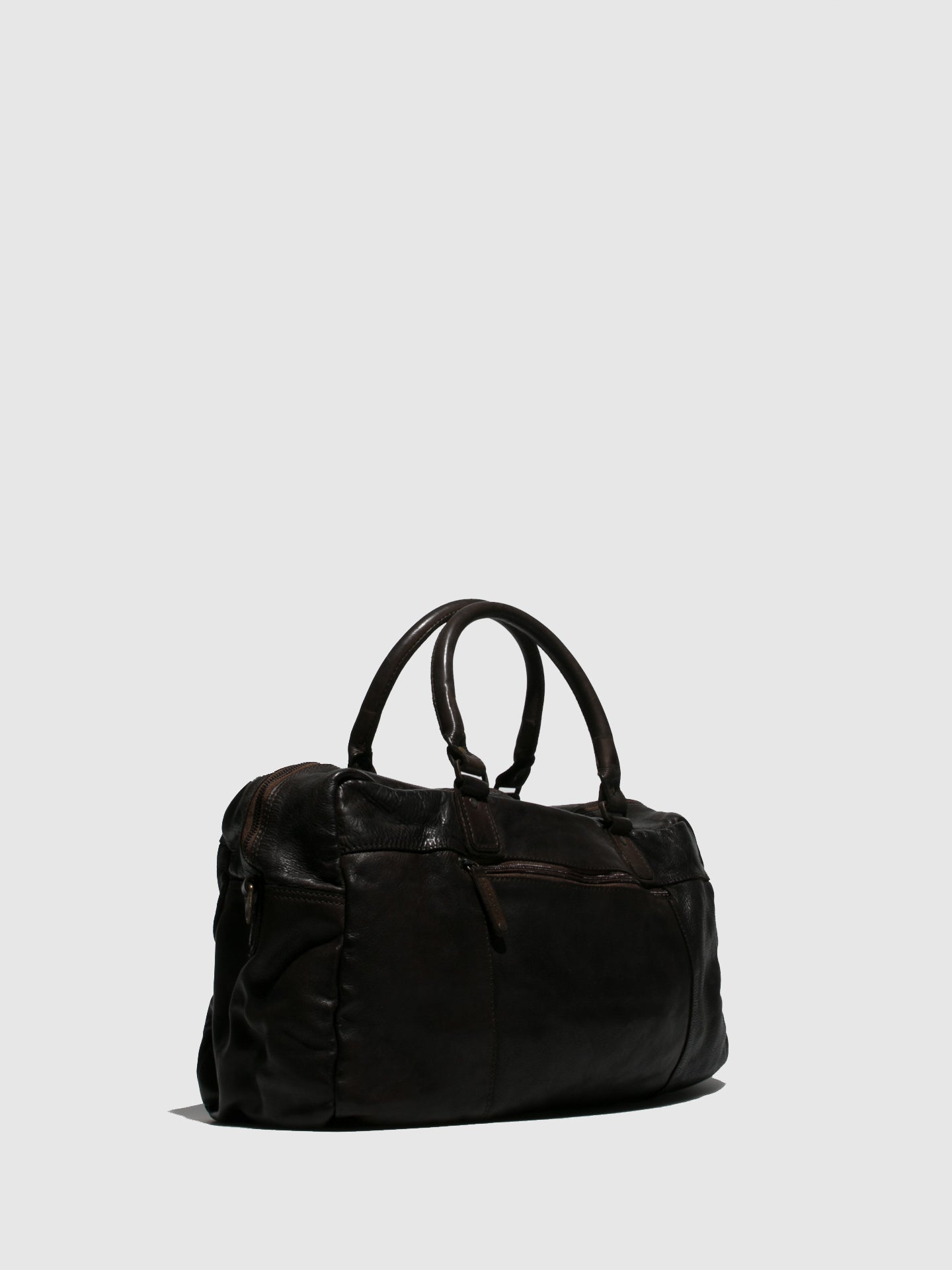 Marta Ponti Brown Weekend Bag