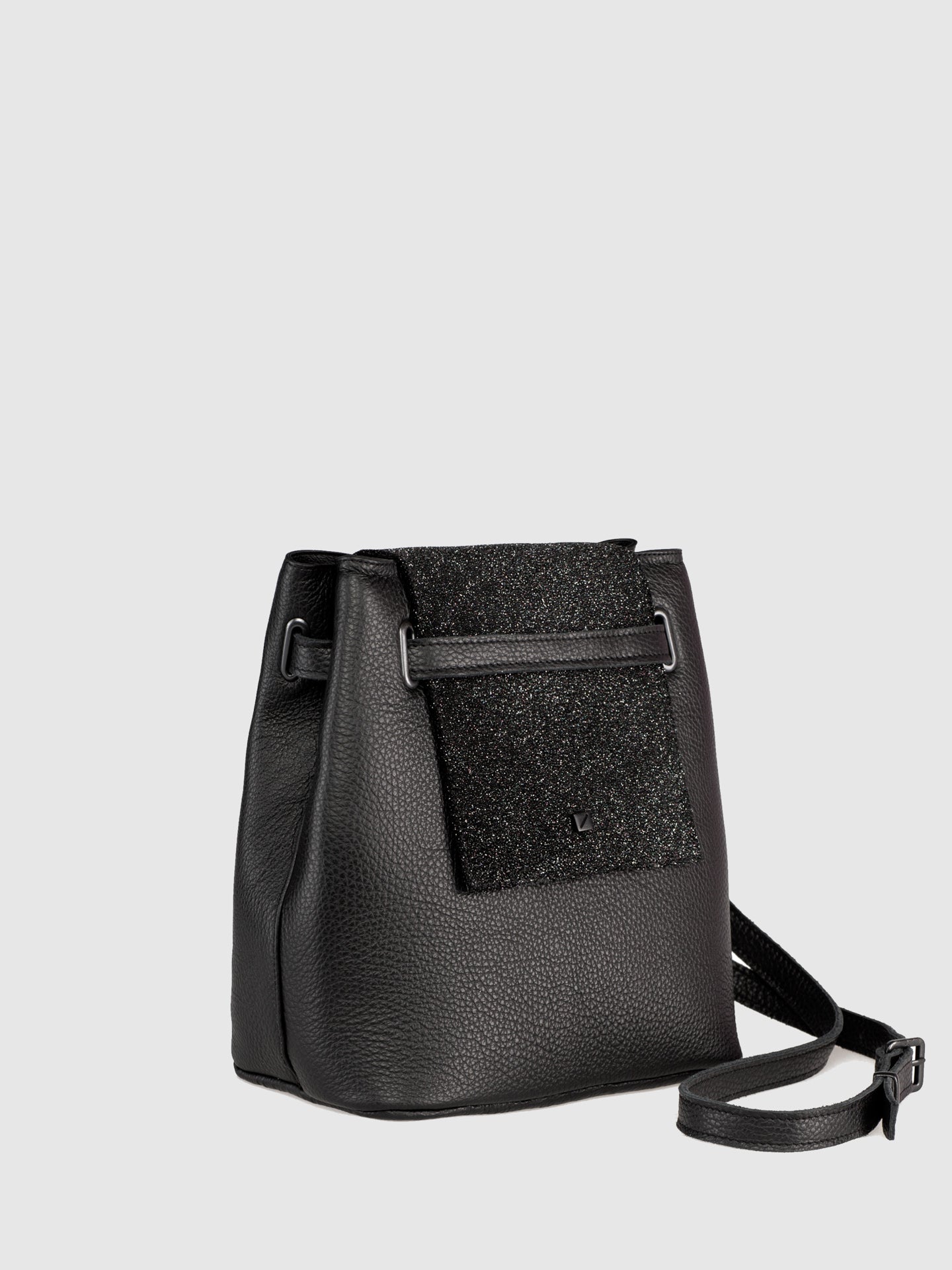 Maria Maleta Black Crossbody Bag