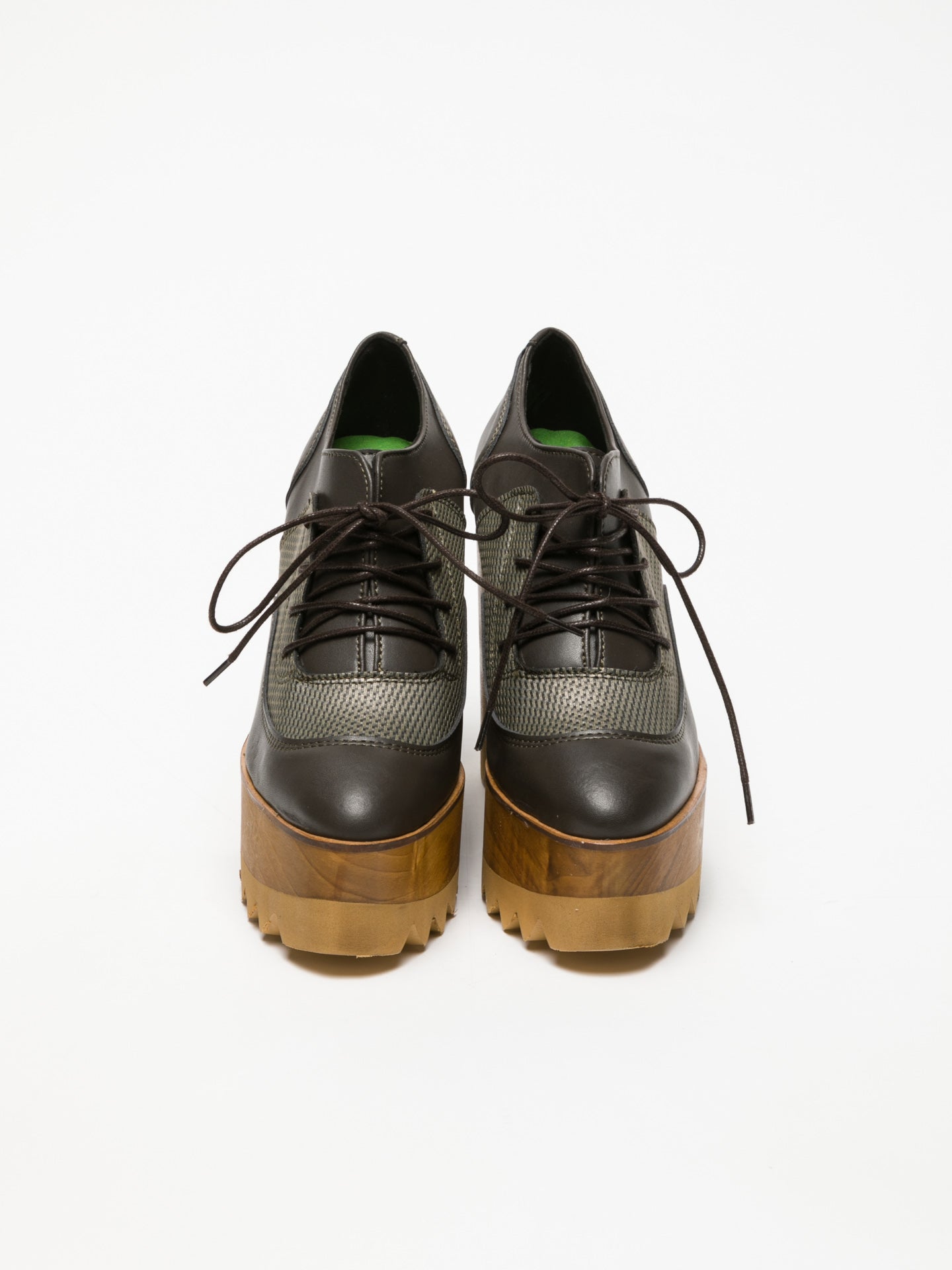 Marita Moreno Brown Lace-up Shoes