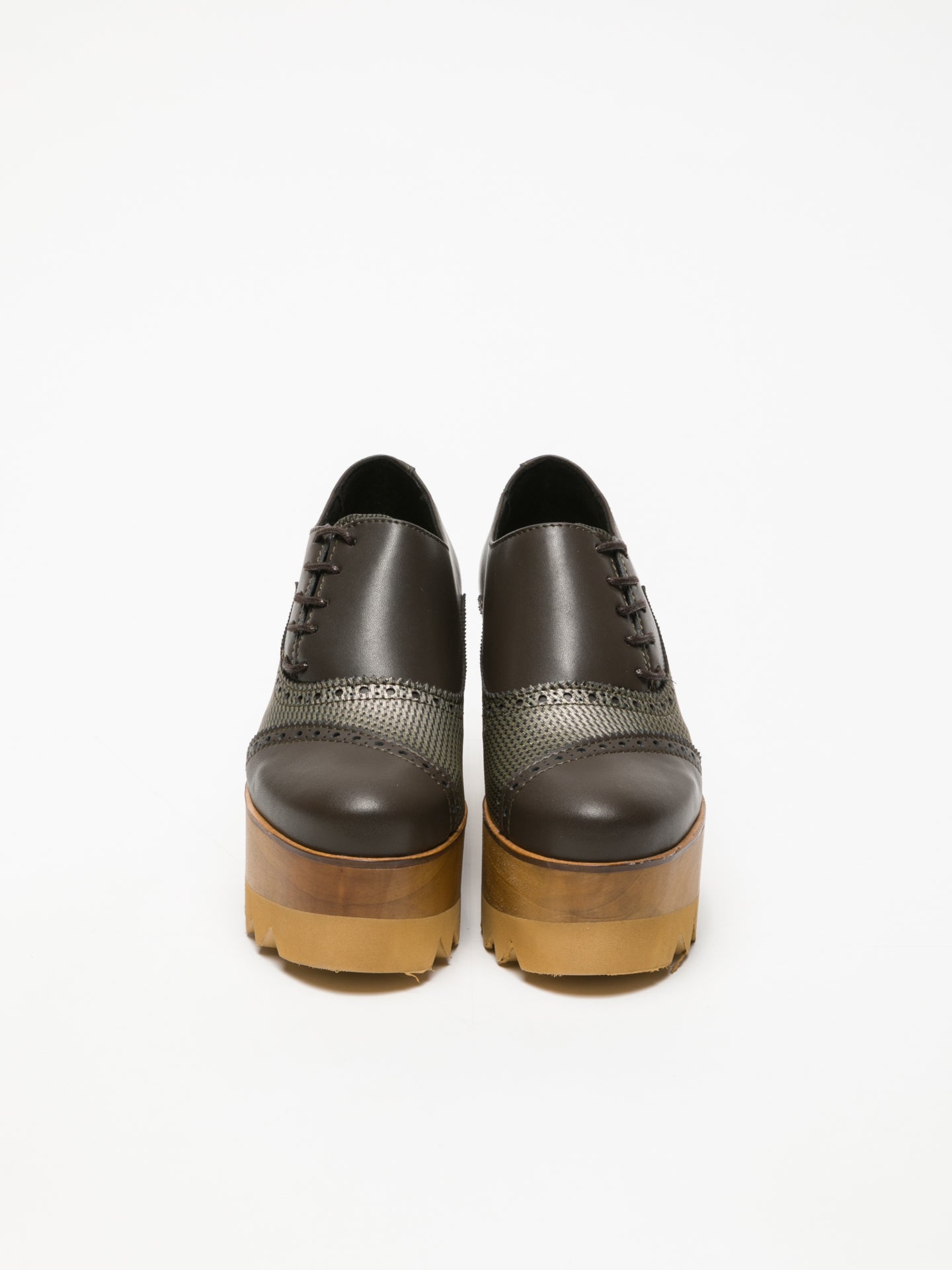 Marita Moreno Brown Platform Shoes