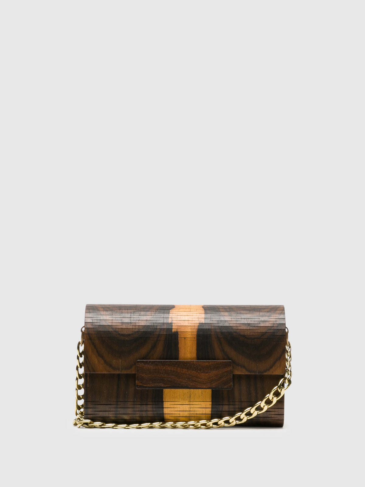 Marita Moreno Brown Clutch