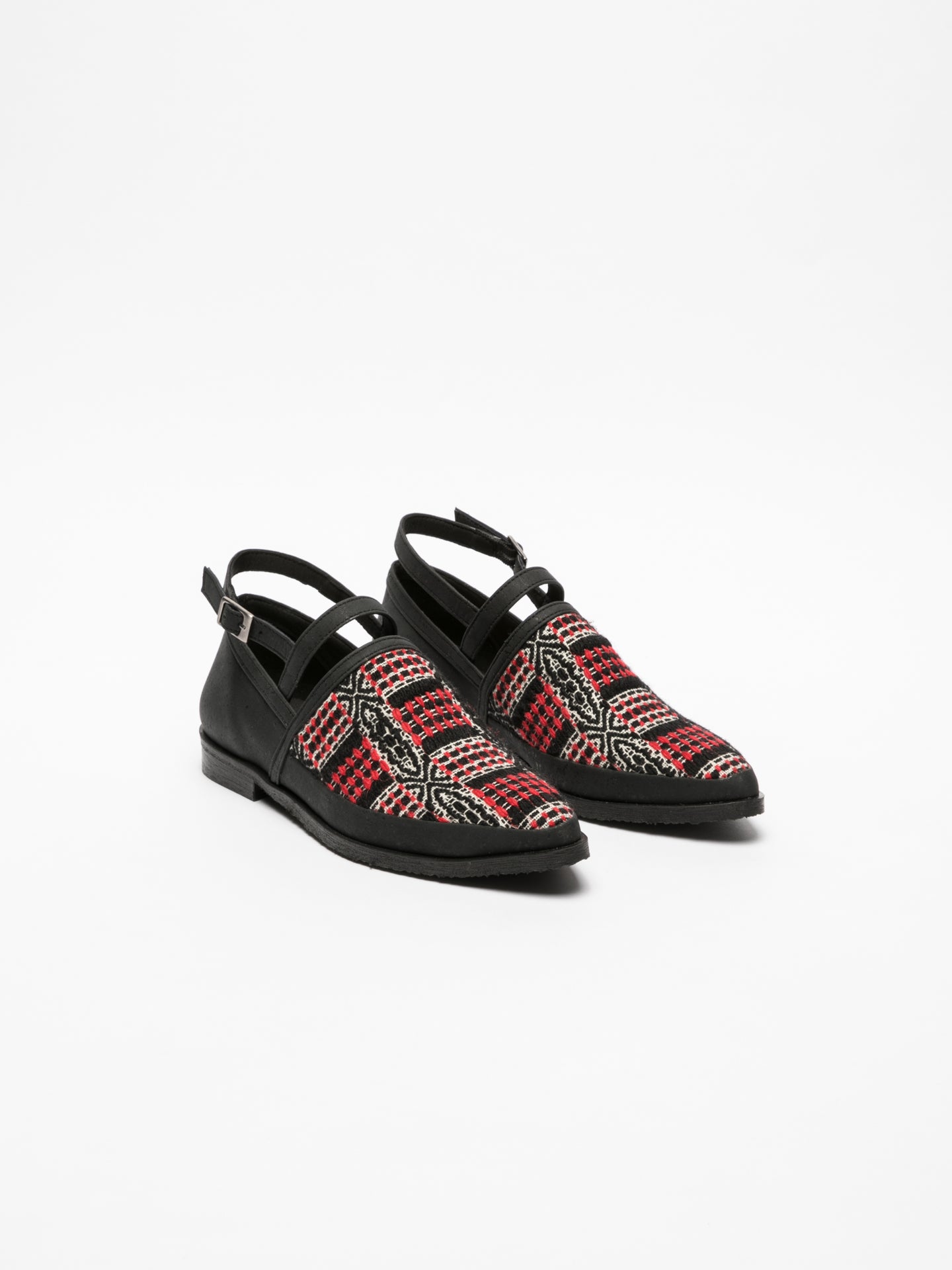 Marita Moreno Black Flat Shoes