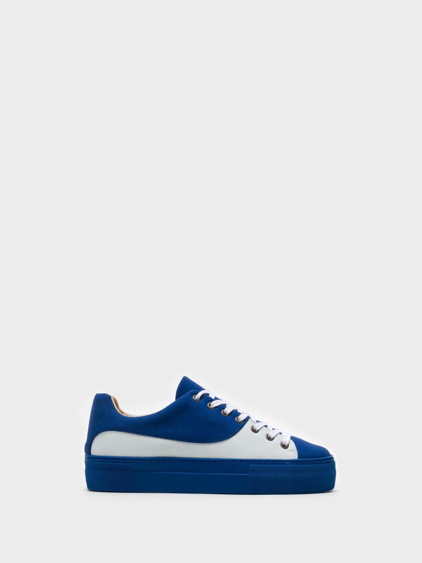 Marita Moreno Blue Lace-up Trainers