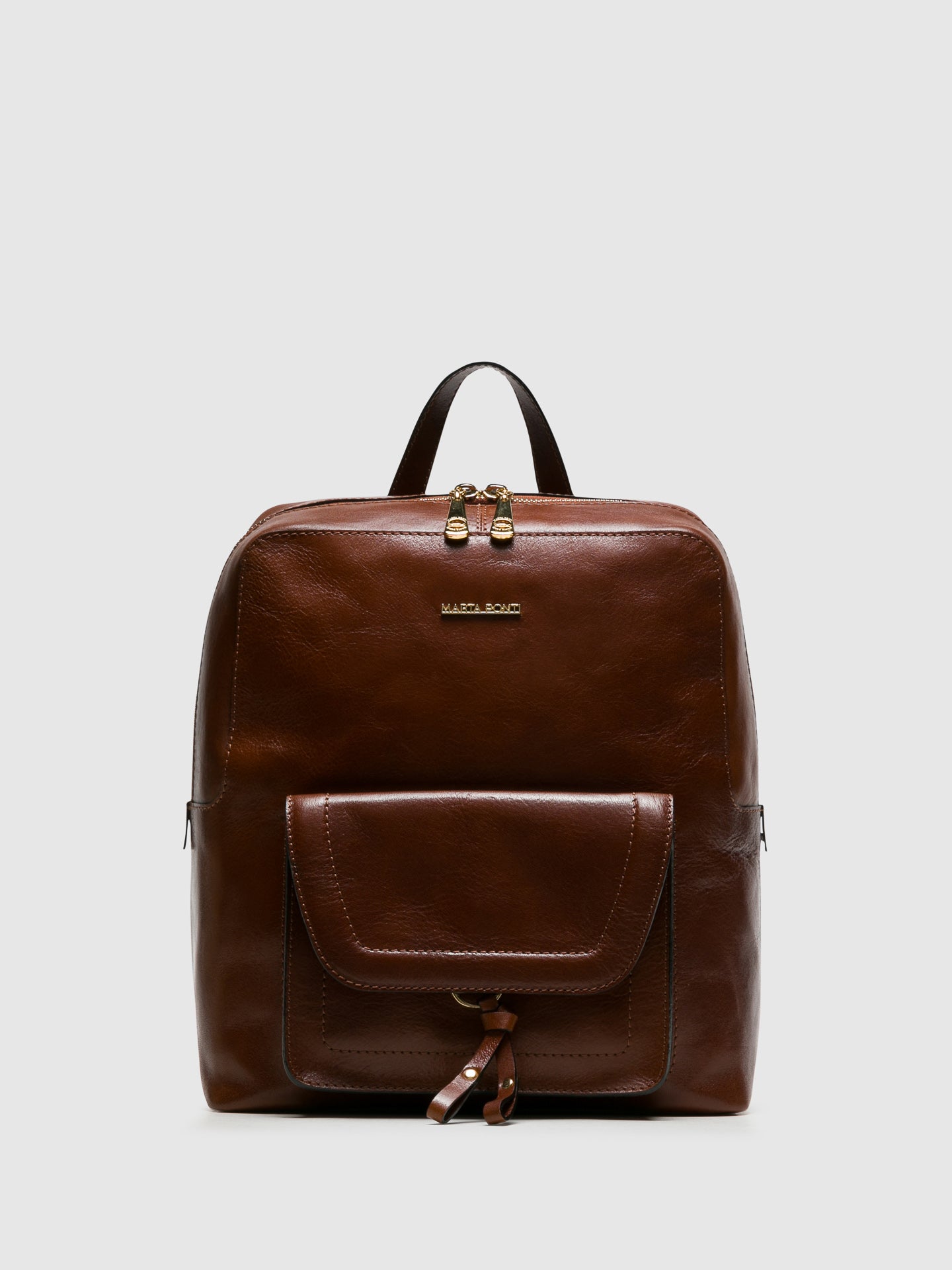 Marta Ponti Chocolate Brown Backpack