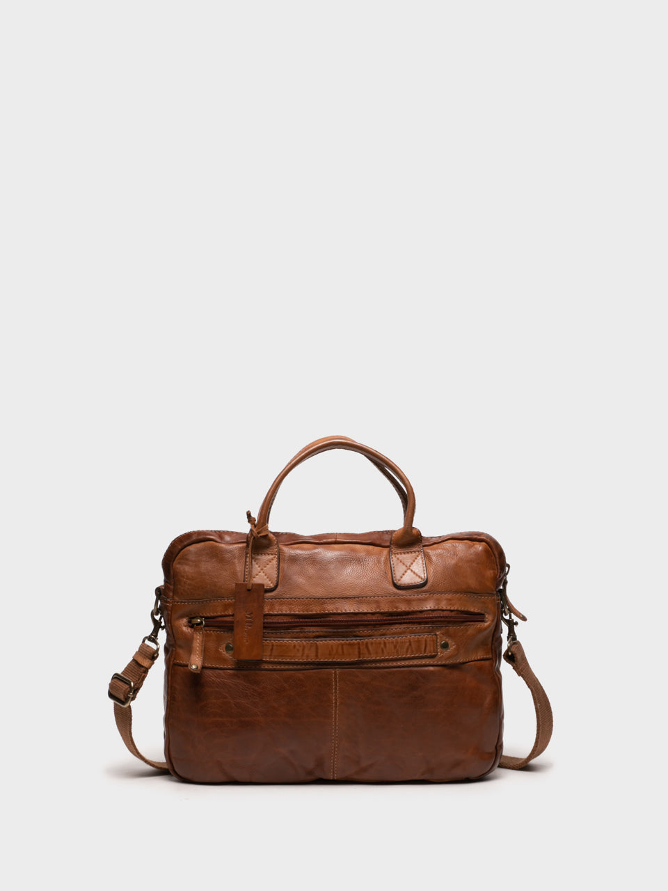 Marta Ponti Brown Laptop Bag