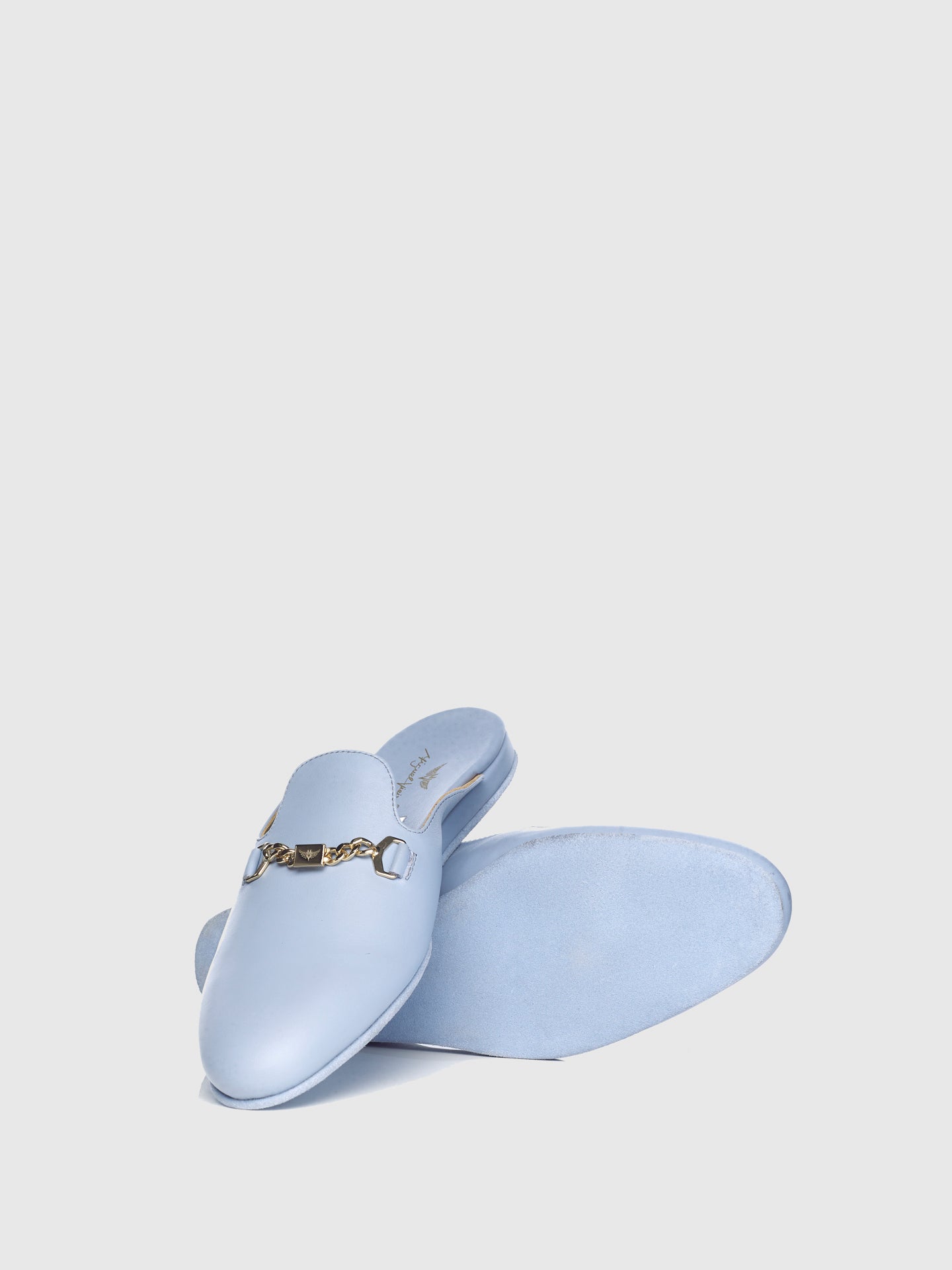 Miguel Vieira Light Blue Snaffle Slides