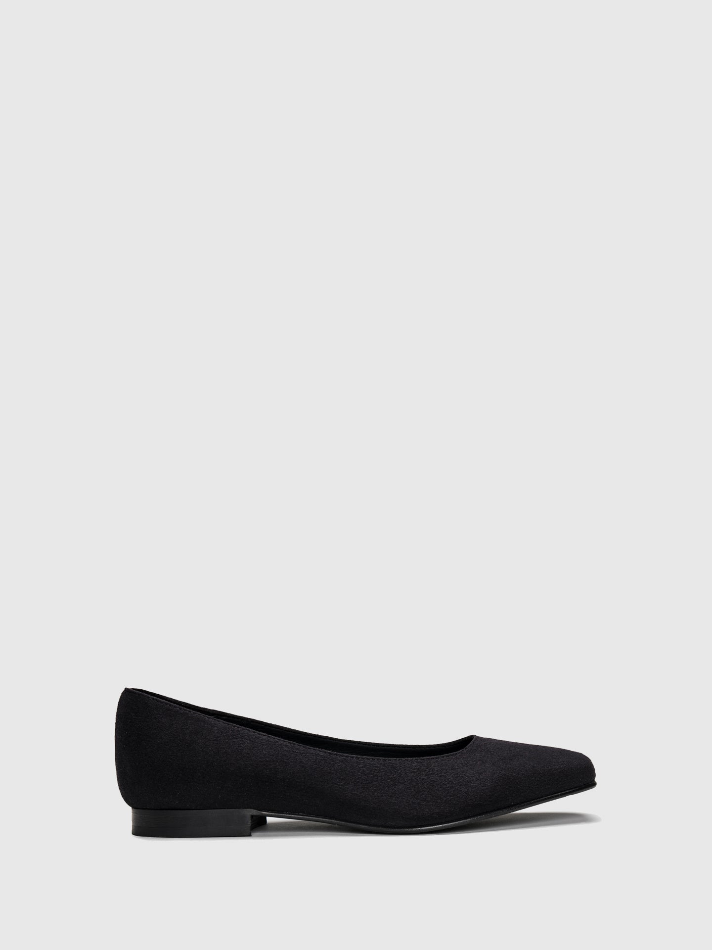 NAE Vegan Shoes Black Square Toe Shoes