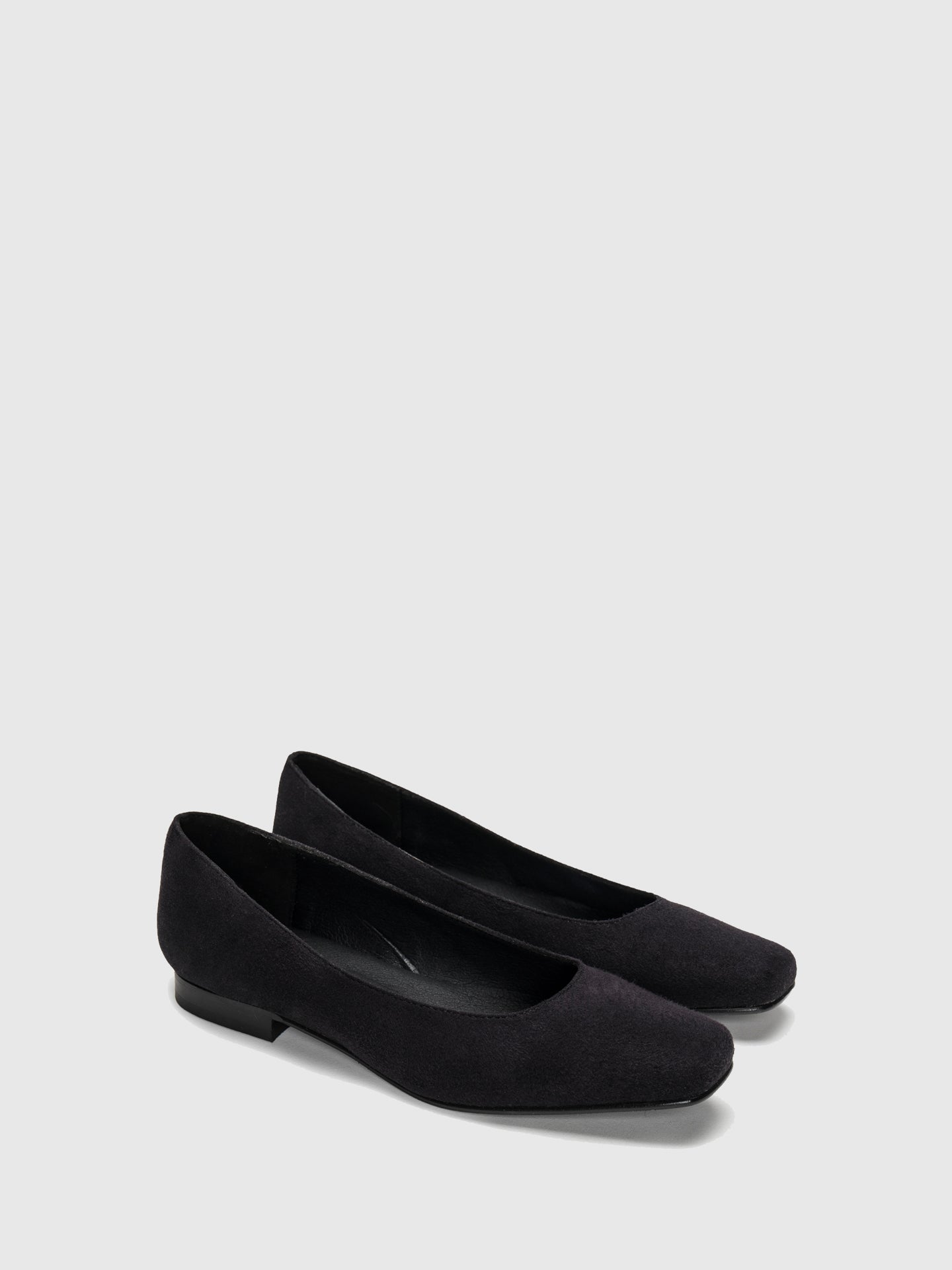 NAE Vegan Shoes Black Square Toe Shoes