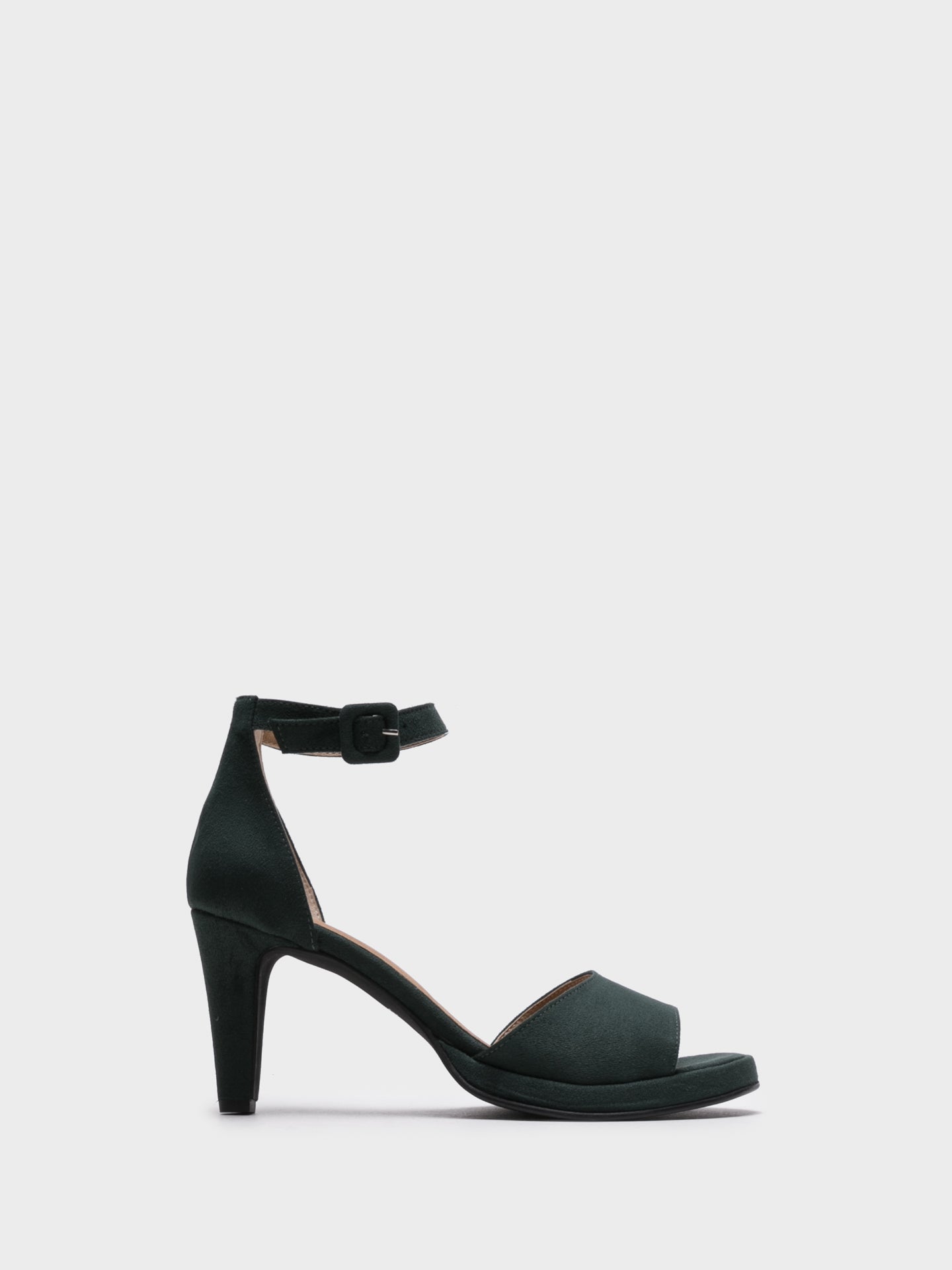 NAE Vegan Shoes Green Ankle Strap Sandals