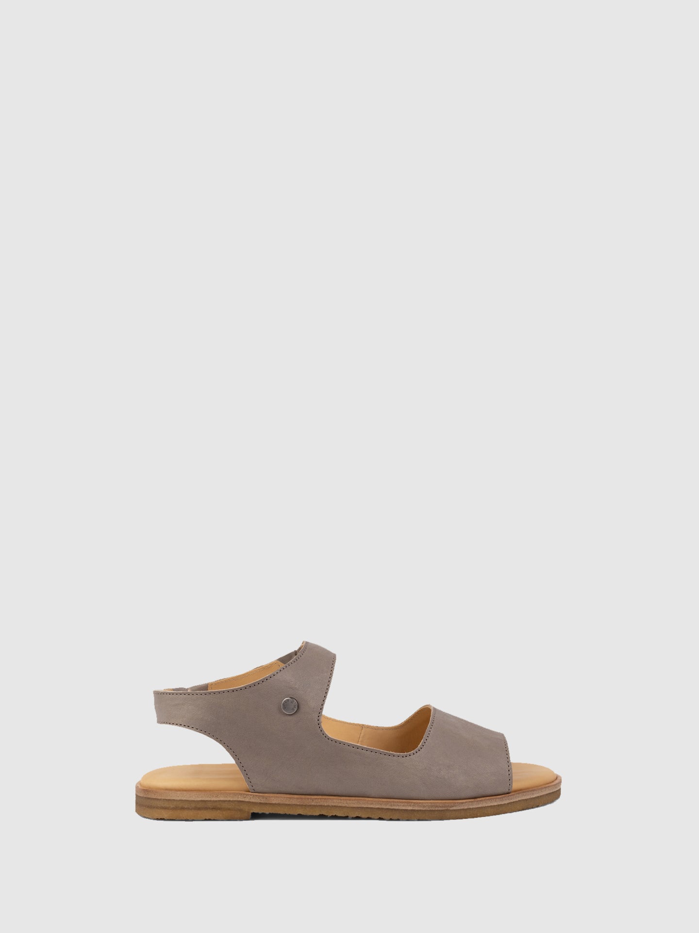 Only2me Gray Flat Sandals