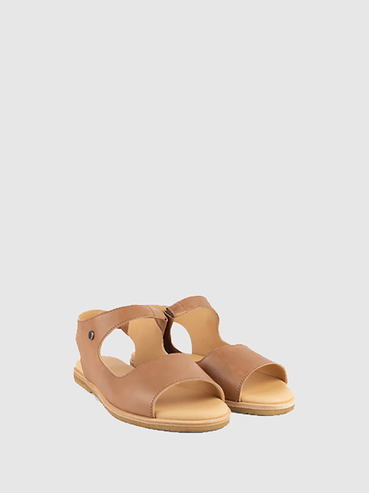 Only2me Beige Flat Sandals