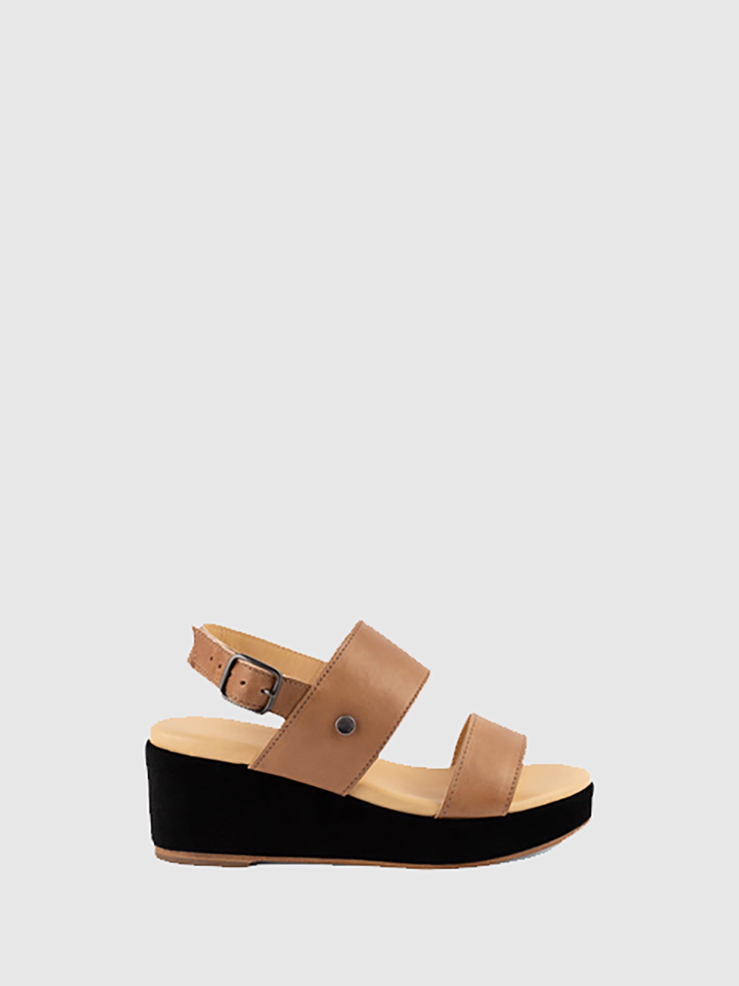 Only2me Beige Wedge Sandals