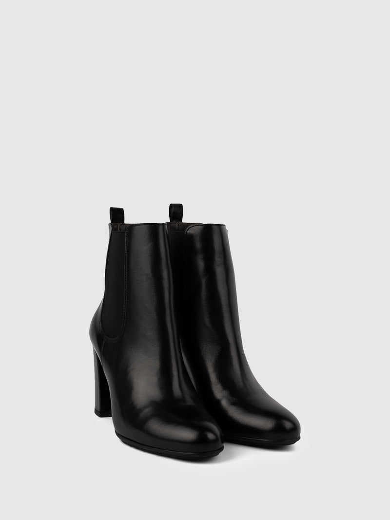 Only2me Black Chelsea Ankle Boots