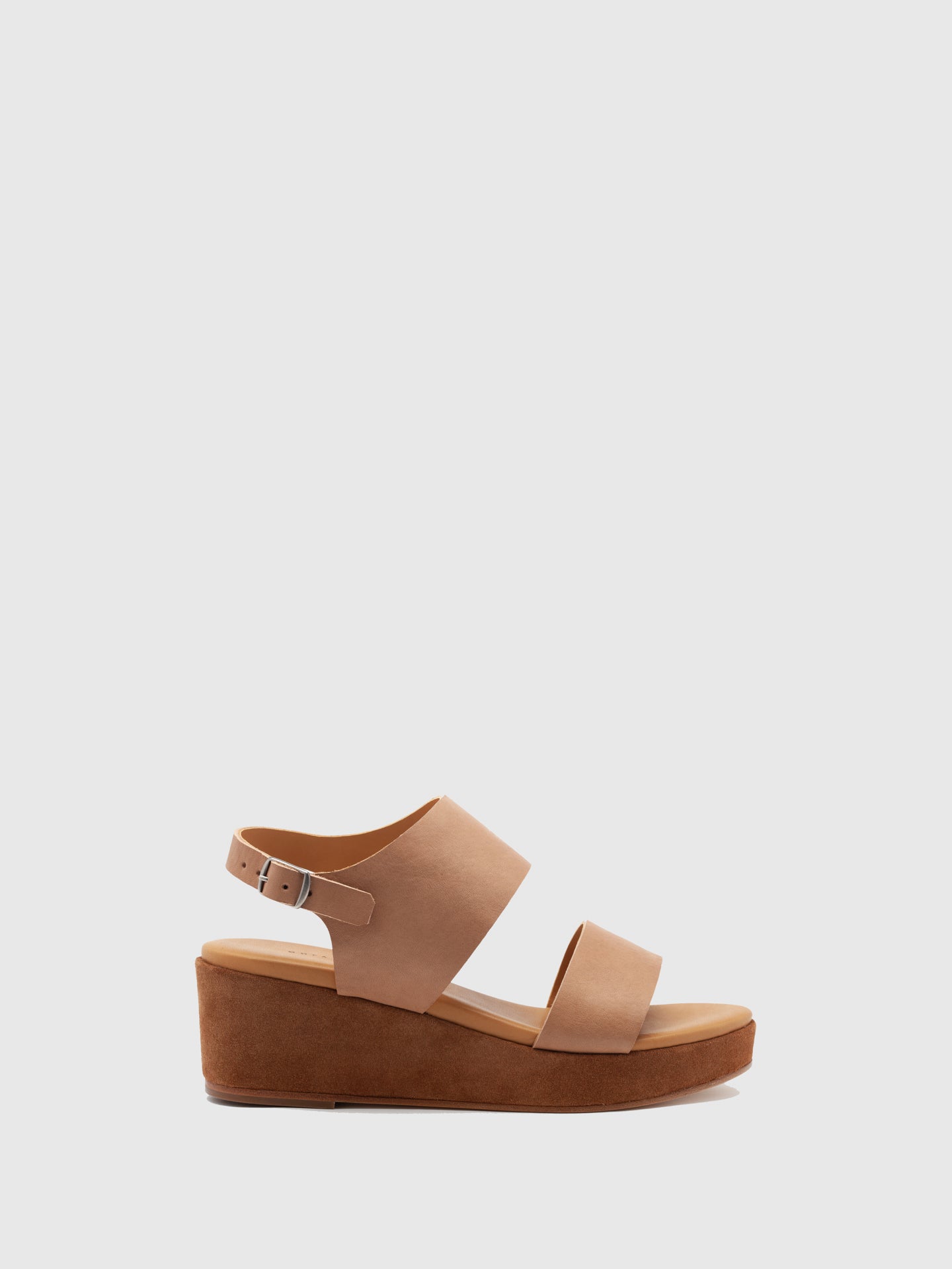 Only2Me Light Brown Platform Sandals