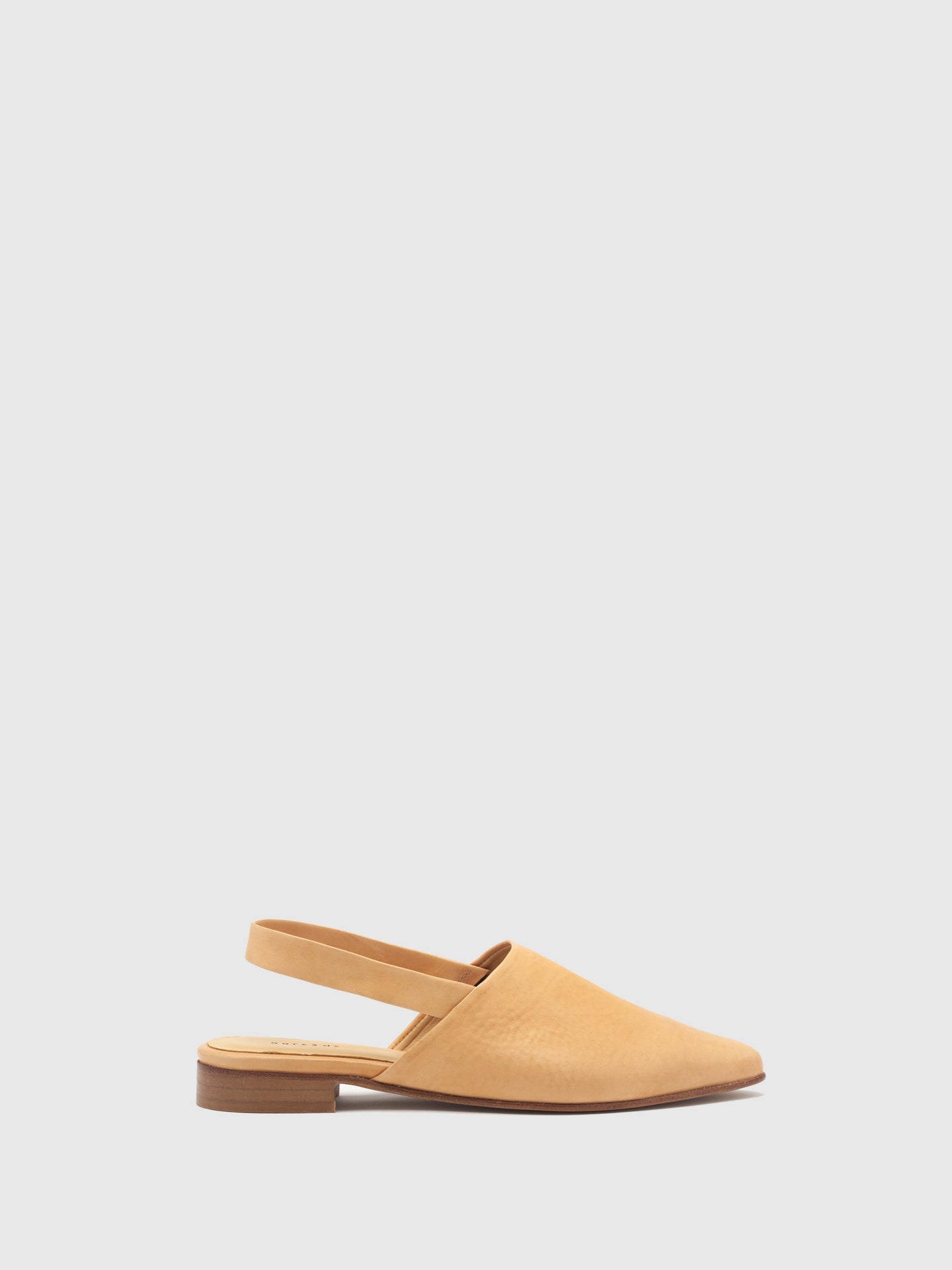 Only2Me Light Brown Sling-Back Mules