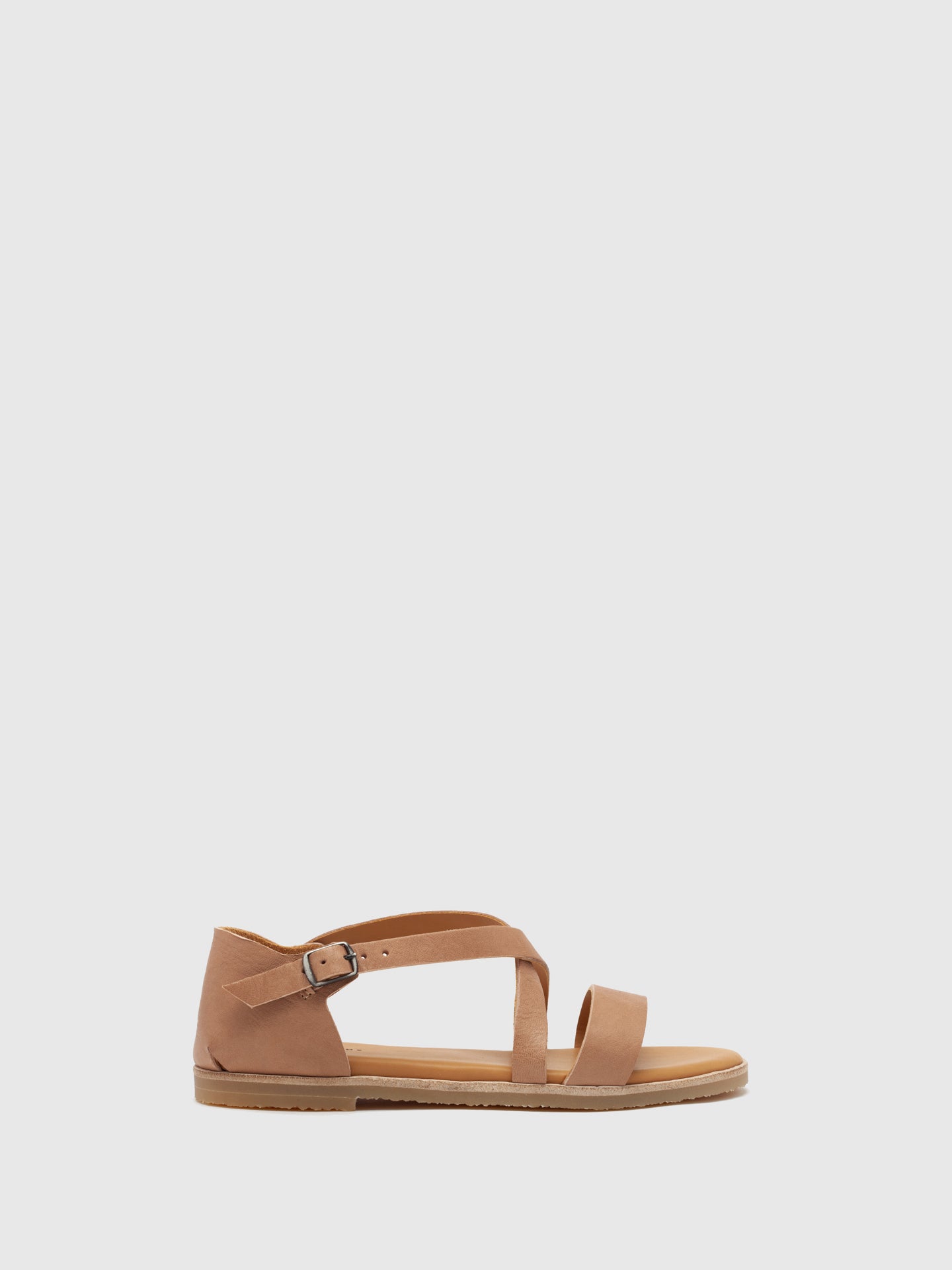 Only2Me Light Brown Strappy Sandals